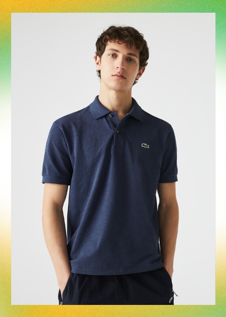 Polo shirts, shoes and leather goods 
