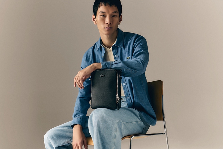 バッグ LACOSTE SLIM VERTICAL CAMERA BAG LACOSTE ラコステ ショルダーバッグ メンズ クラシック