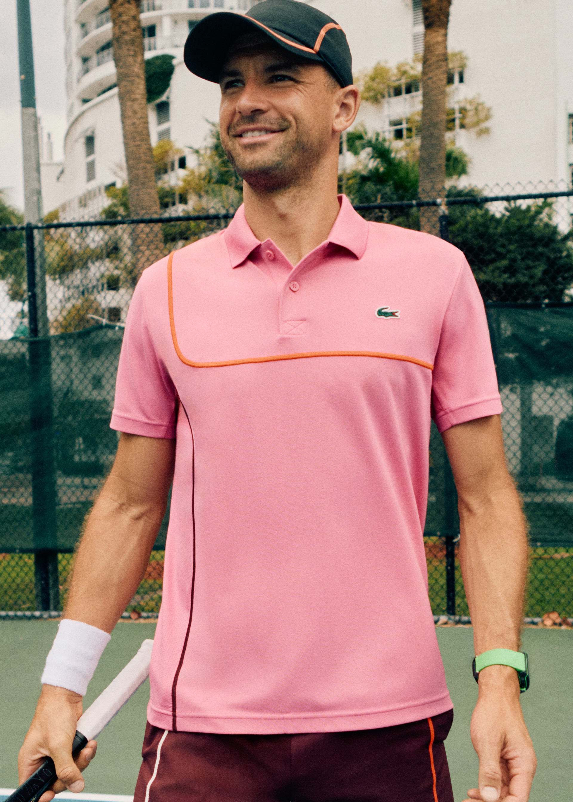 Lacoste テニスウェア　ディミトロフ It really gets me going