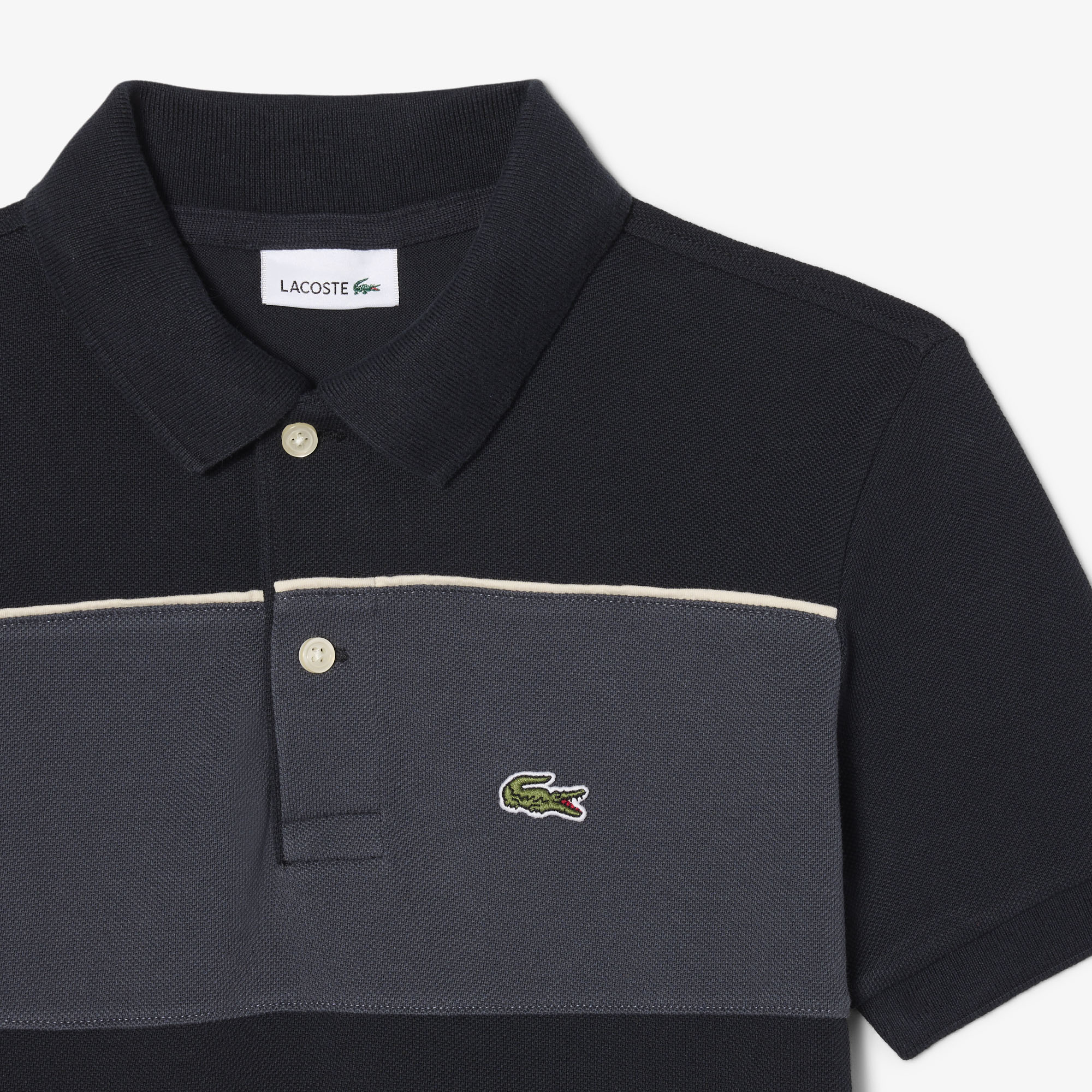 Colorblock Petit Piqu&eacute; Polo Shirt image number 5