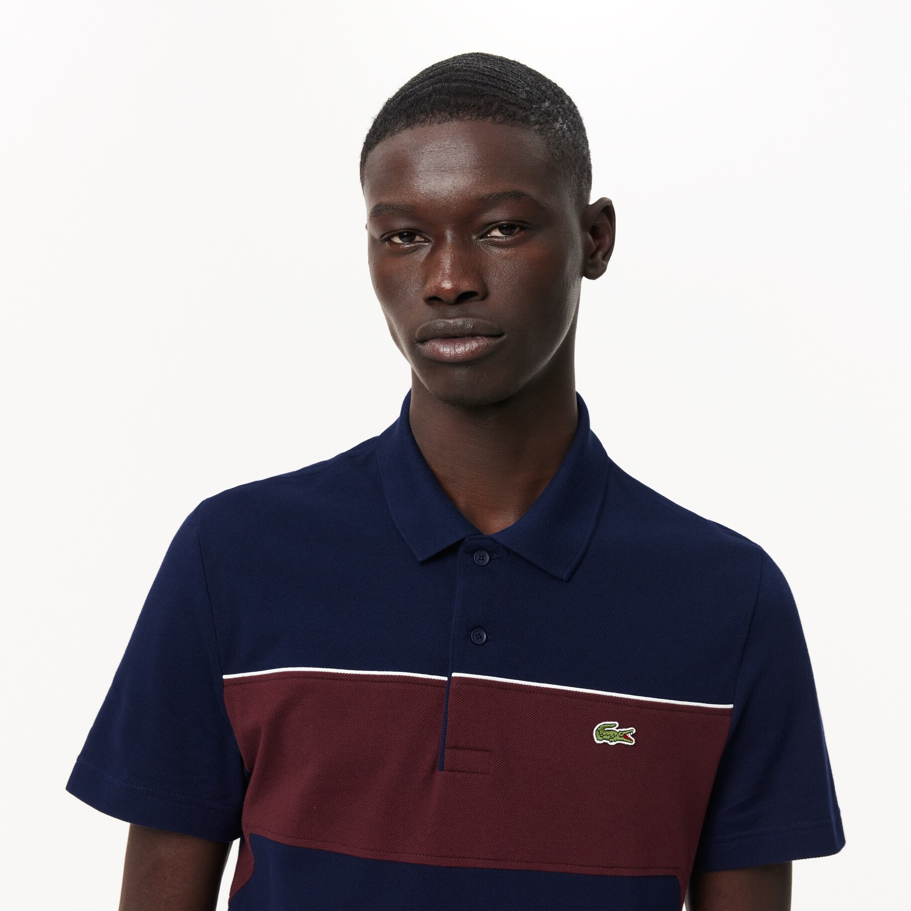 Original L.12.12 Color-Block Polo Shirt image number 1
