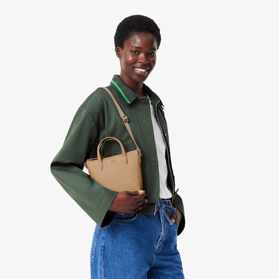 Women's L.12.12 Concept Petit Piqu&eacute; Coated Canvas Mini Zip Tote Bag image number 5