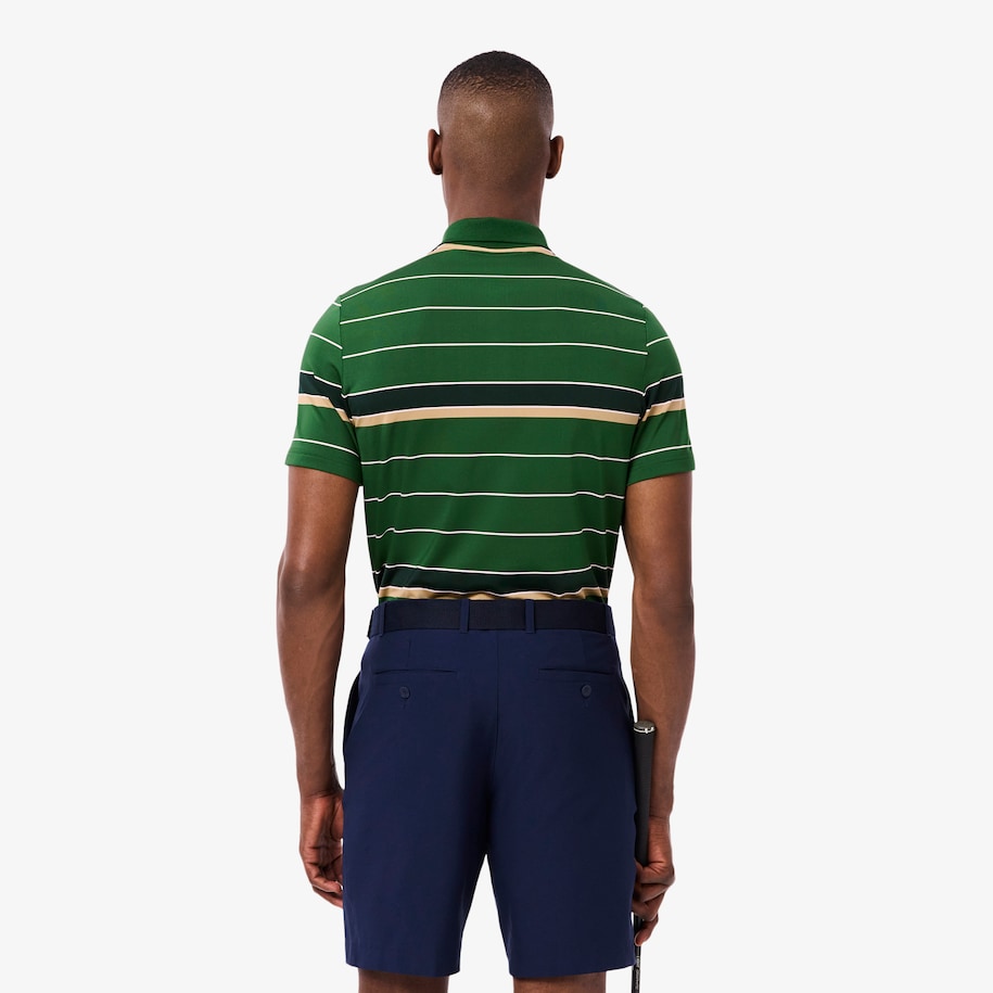 Striped Ultra Dry Stretch Golf Polo Shirt image number 2