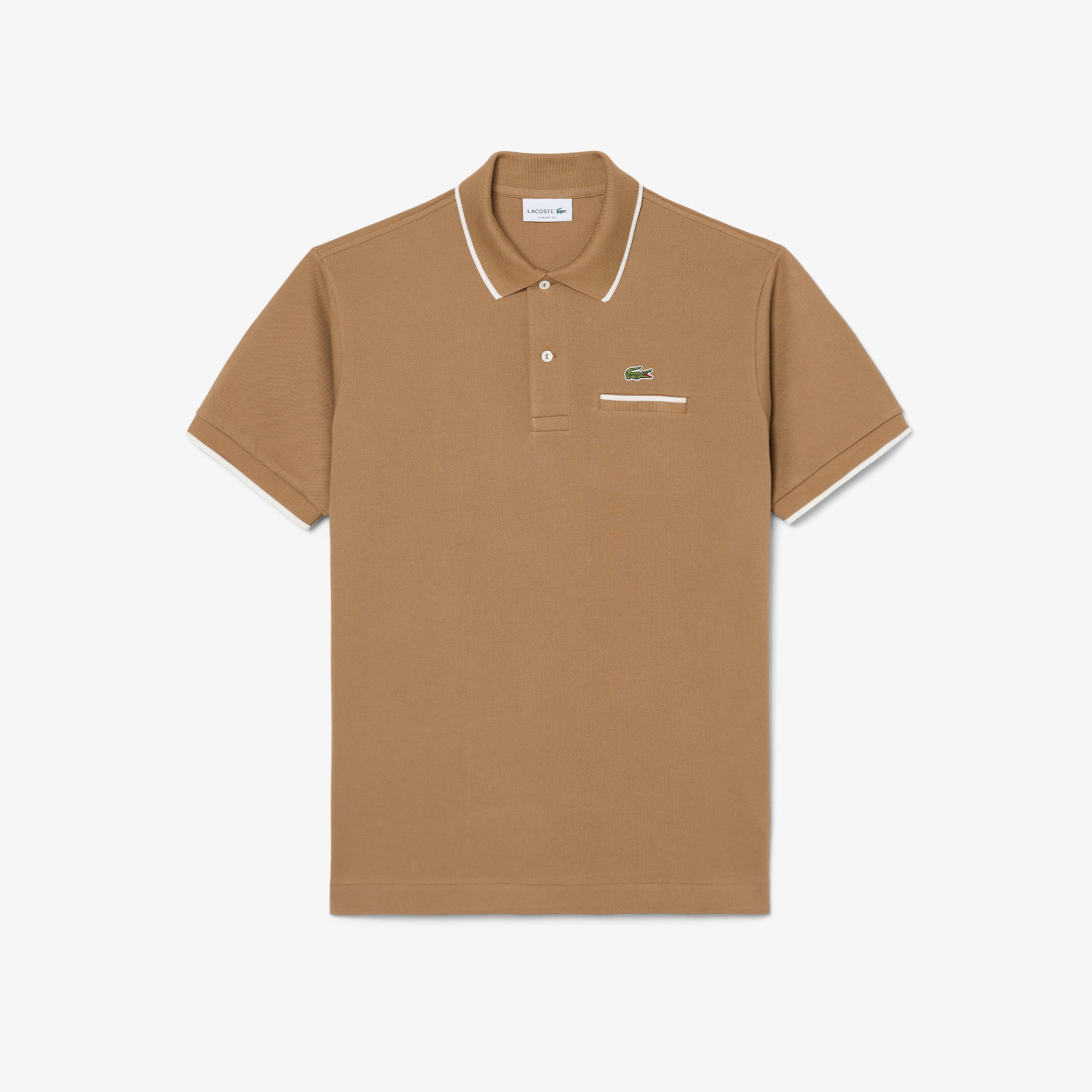 Classic Fit Pocket Accent L.12.12 Polo Shirt image number 3