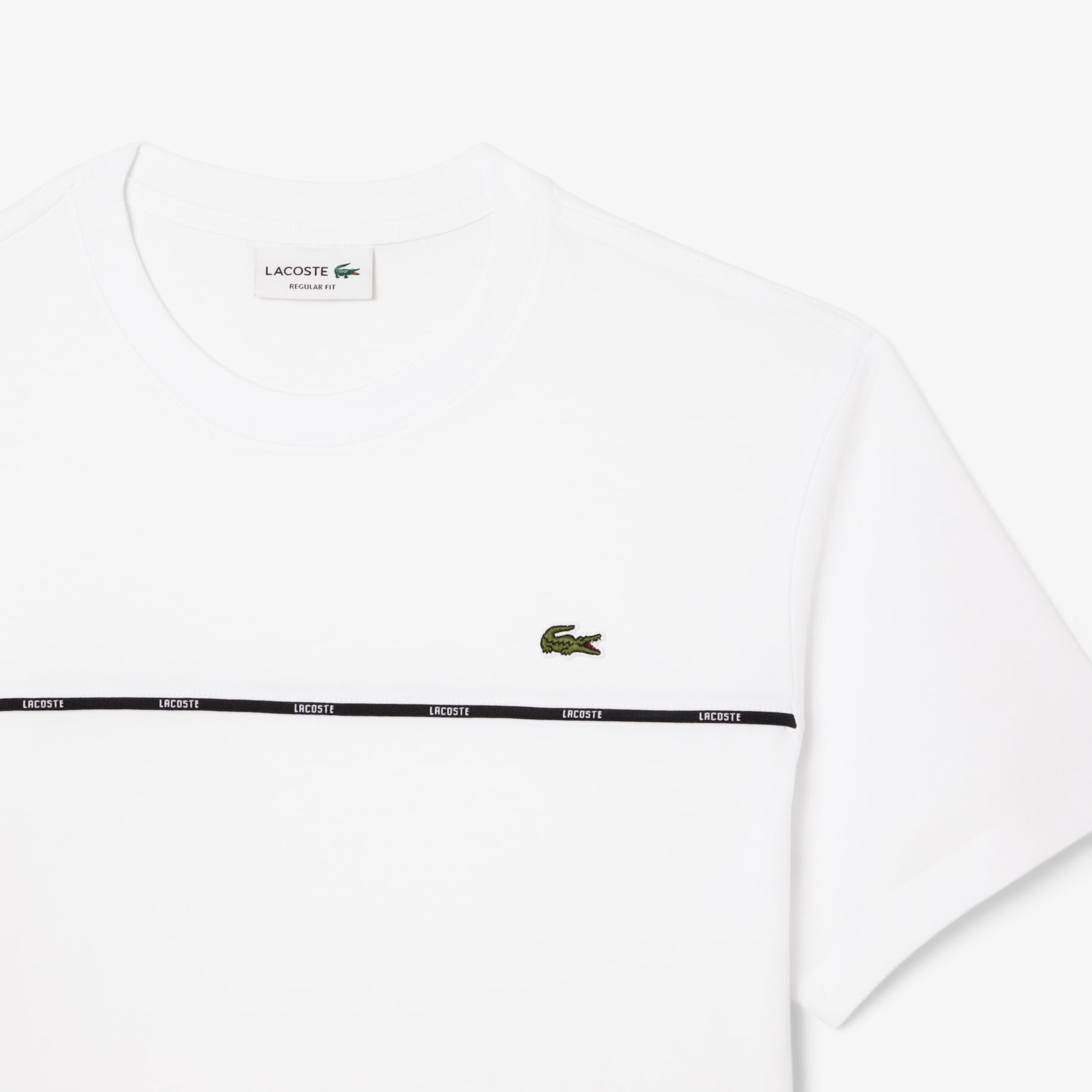 Regular Fit Lacoste Trim T-Shirt image number 4