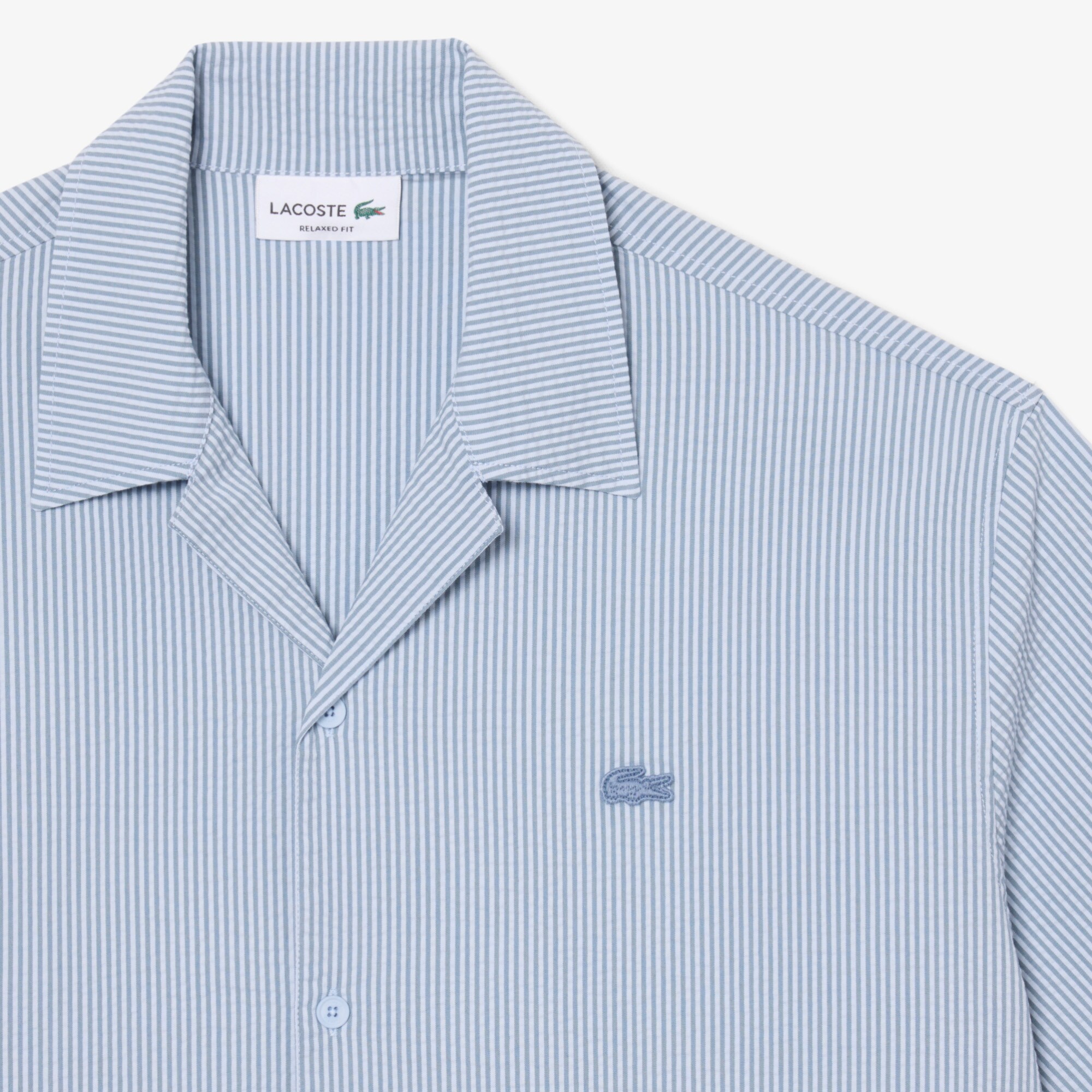 Relaxed Fit Seersucker Shirt image number 4