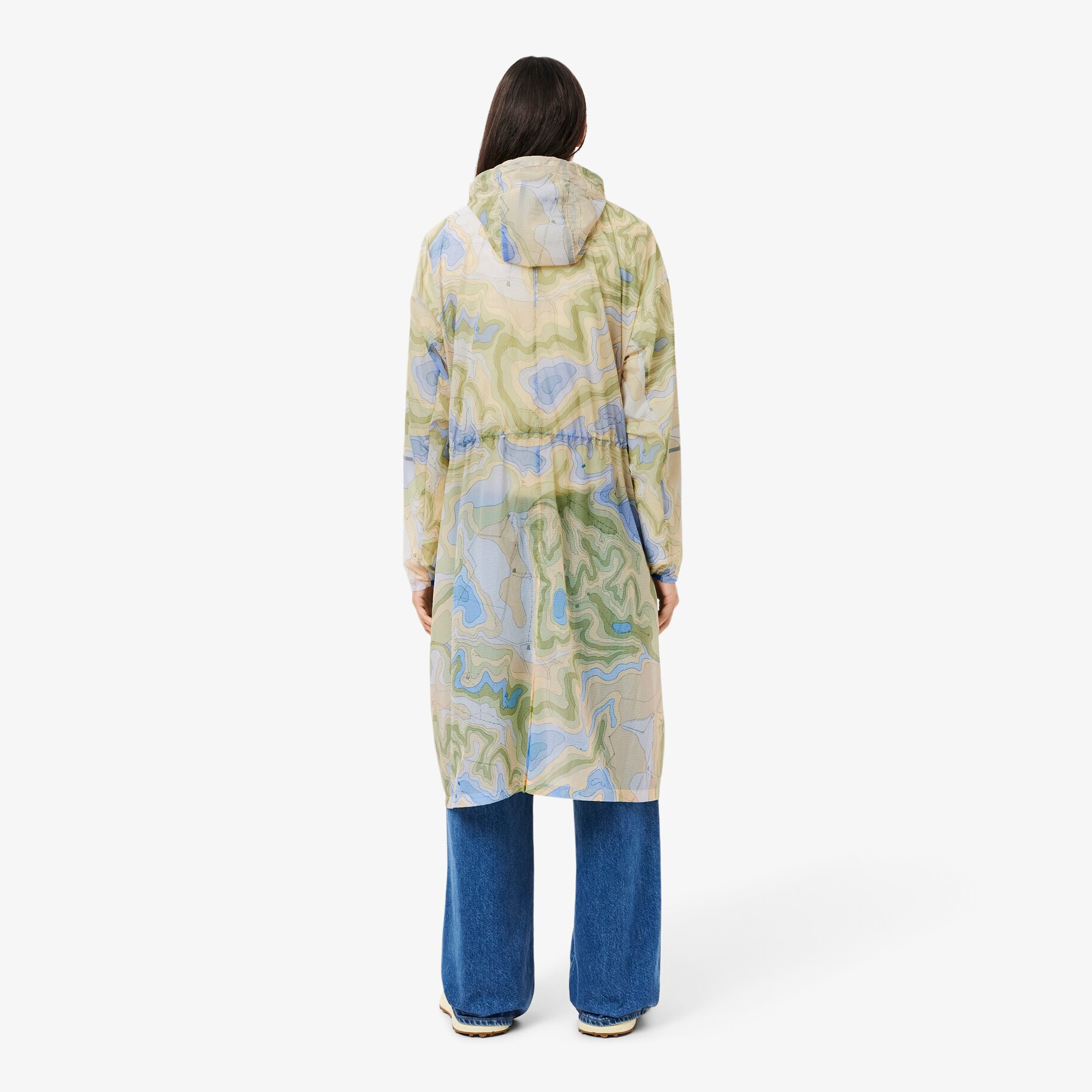 Long Oversized Packable Water-Repellent Parka image number 2