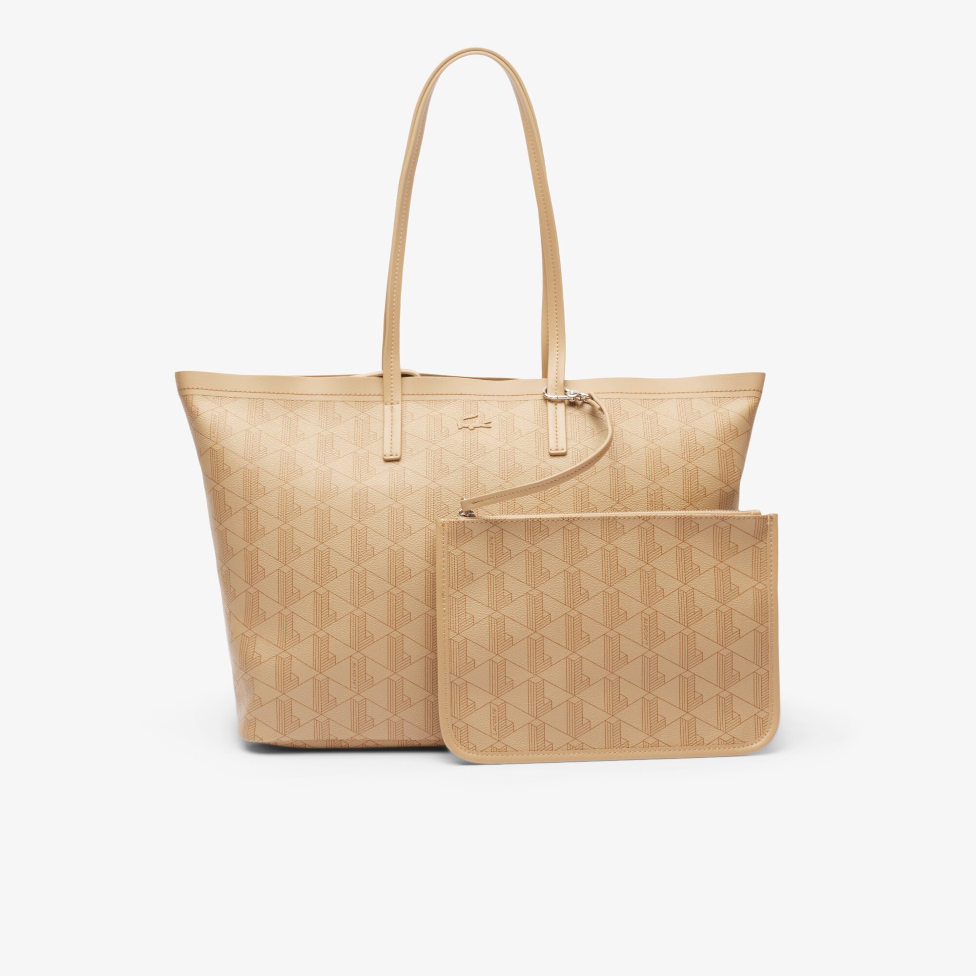 【Lacoste】レディース Zely トートバッグ ポーチ付き XL Zely Tote with Pouch - All Women's Bags & Handbags - New