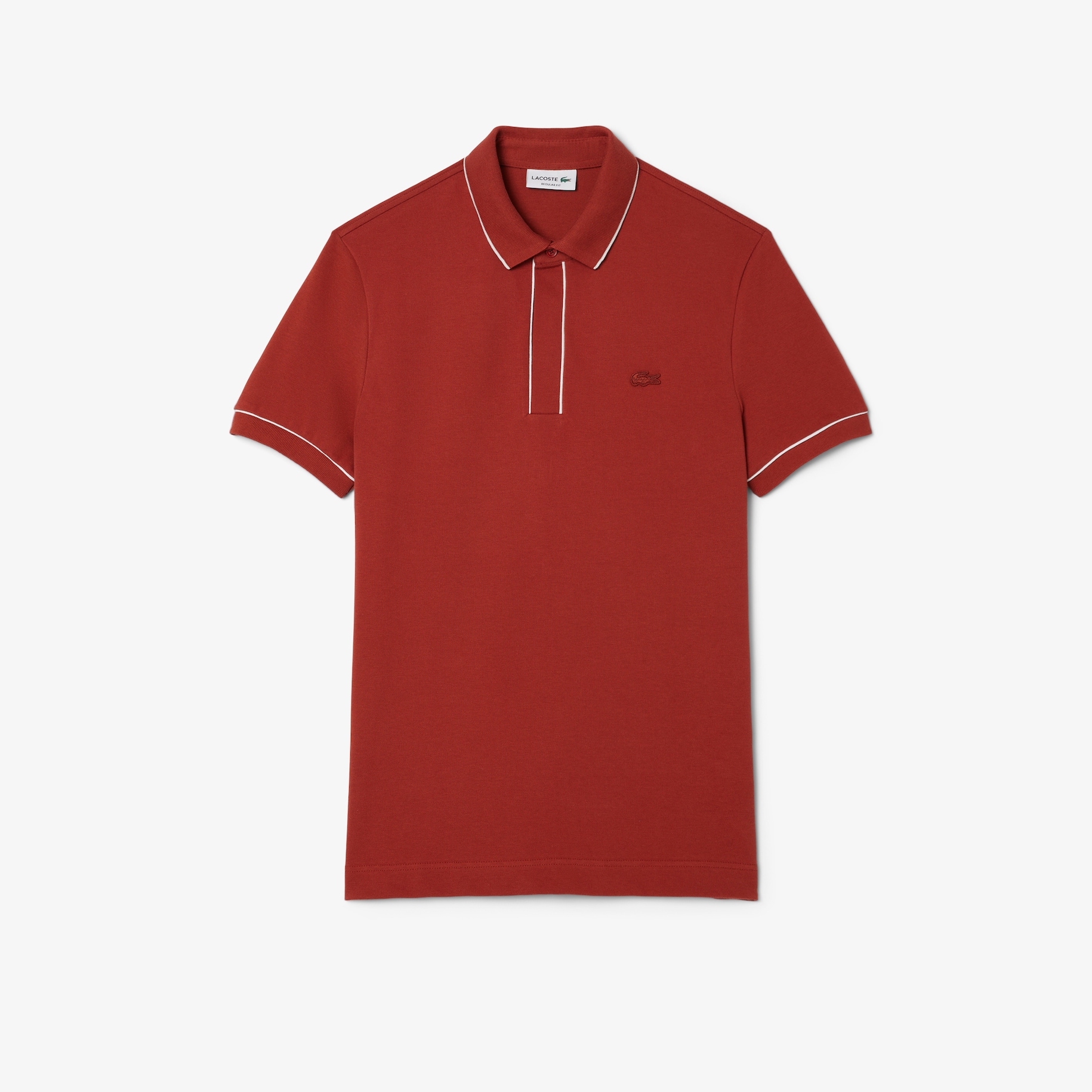 Smart Paris Stretch Cotton Contrast Trim Polo Shirt image number 3
