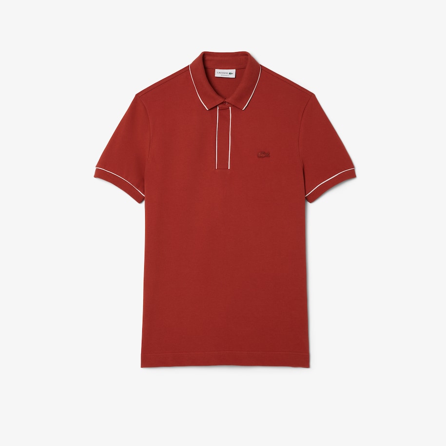 Regular Fit Paris Stretch Piqu&eacute; Polo Shirt image number 3