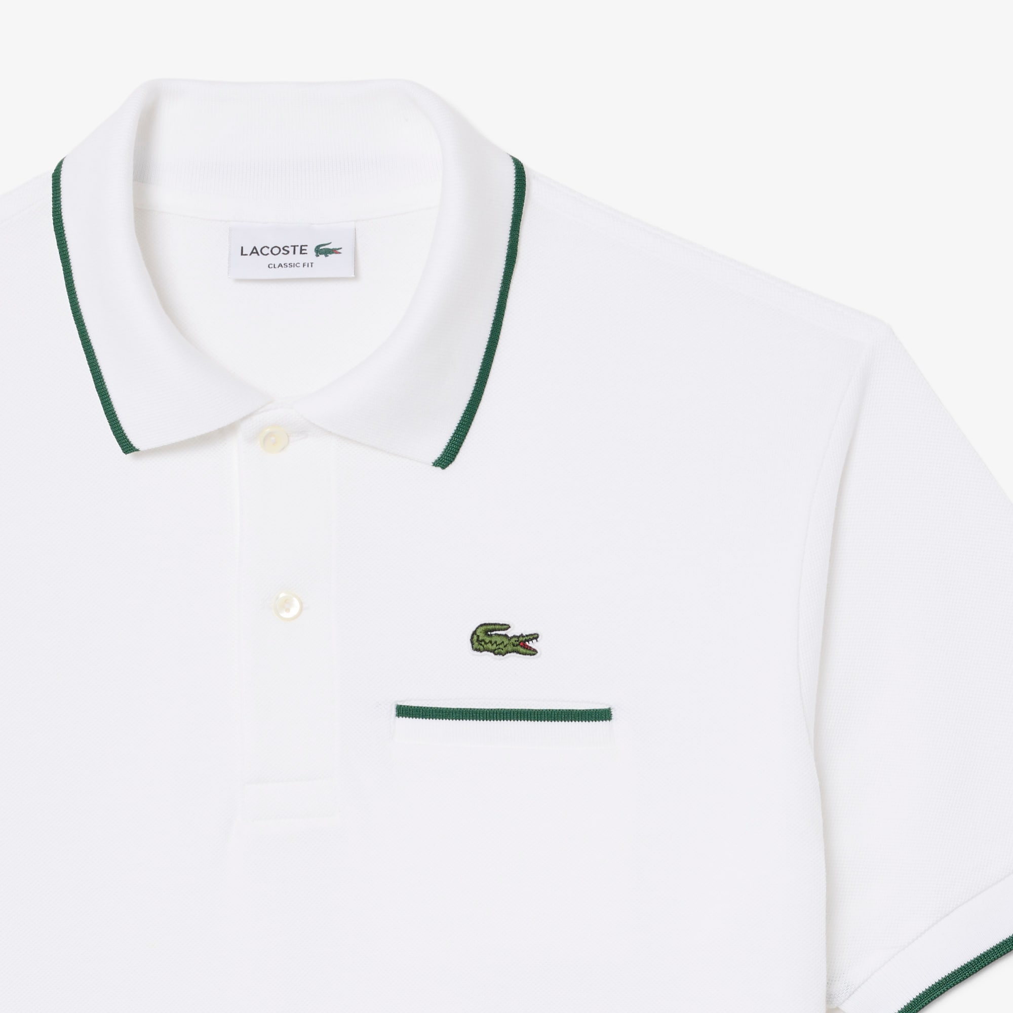 Classic Fit Pocket Accent L.12.12 Polo Shirt image number 4