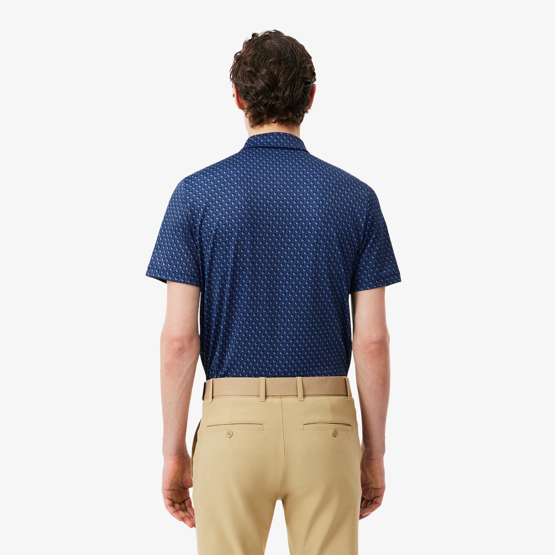 Regular Fit Printed Golf Polo Shirt image number 2