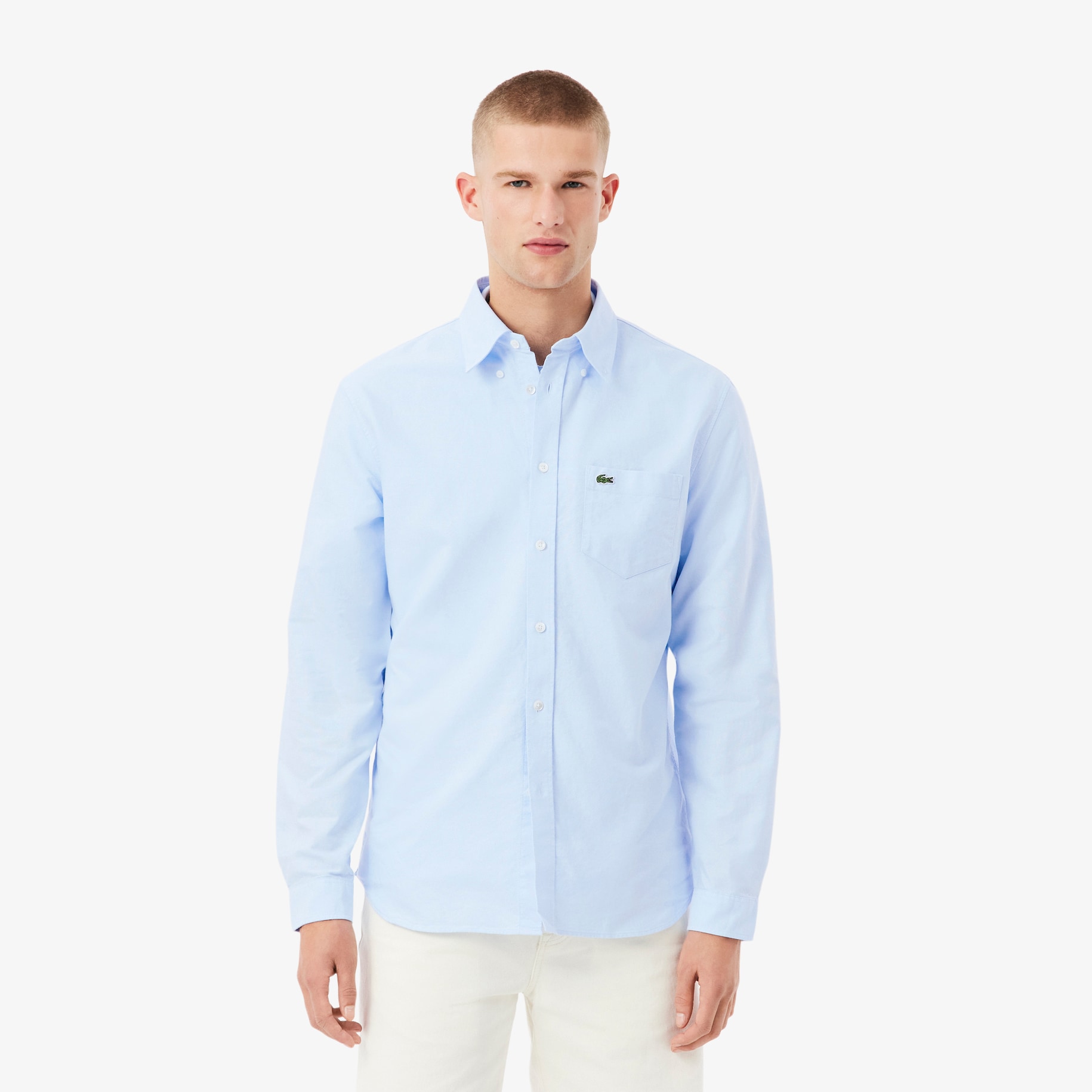 Regular Fit Short Sleeved Oxford Shirt image number 0
