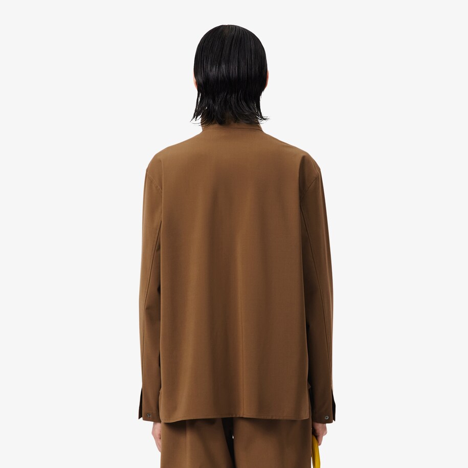 Runway Regular Fit Wool Blend Shirt image number 2