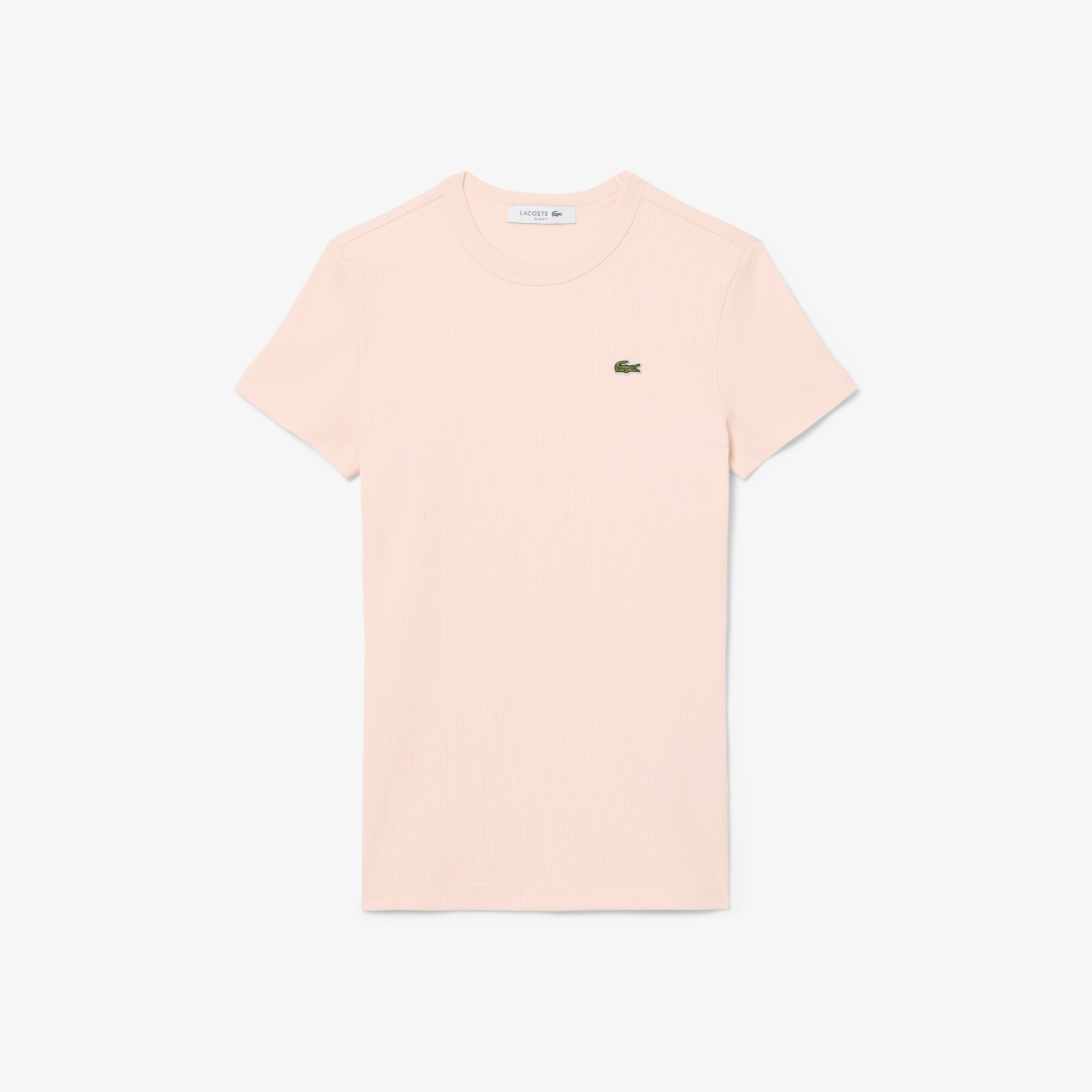 Slim Fit Ribbed Cotton T-shirt image number 3