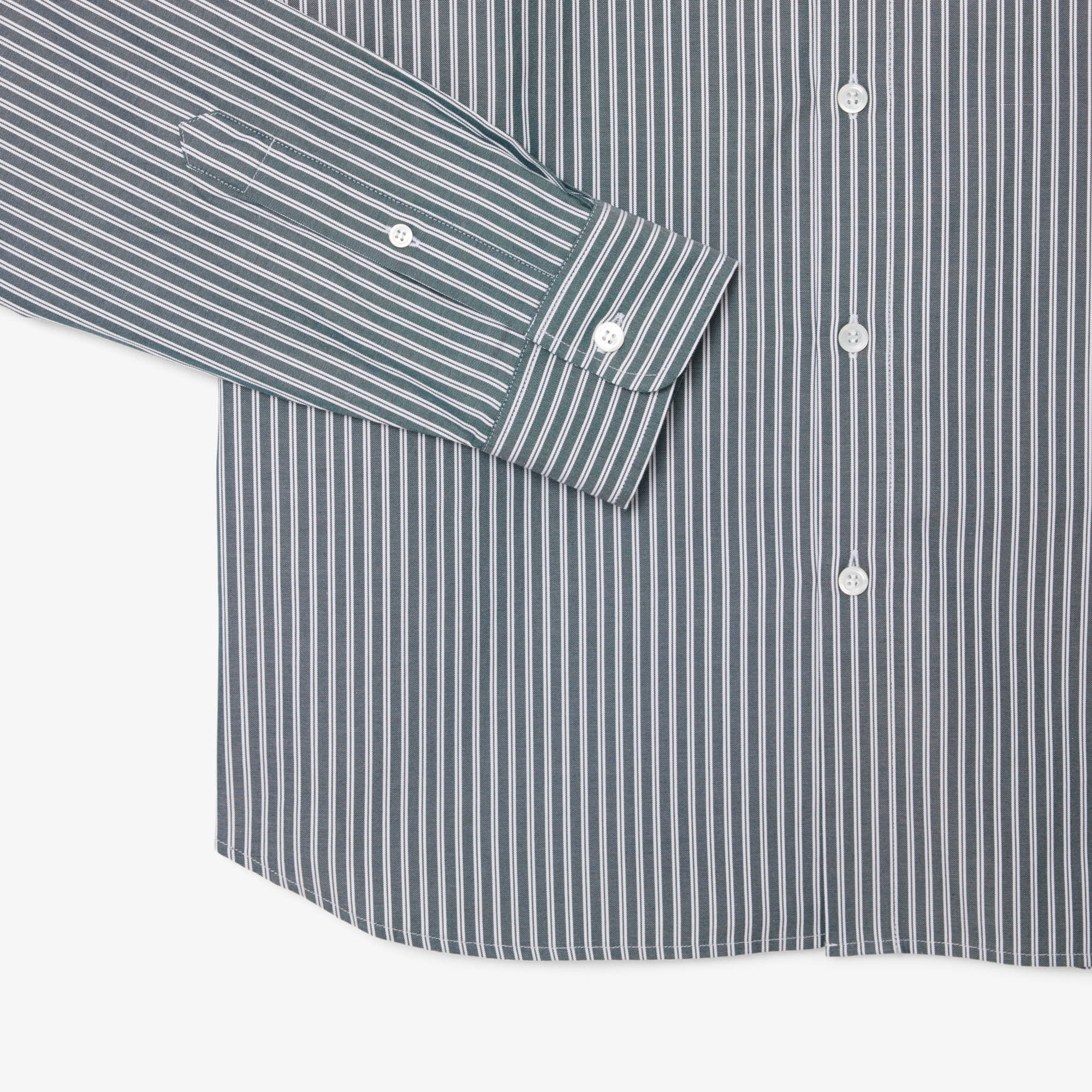 Regular Fit Striped Pinpoint Shirt image number 5