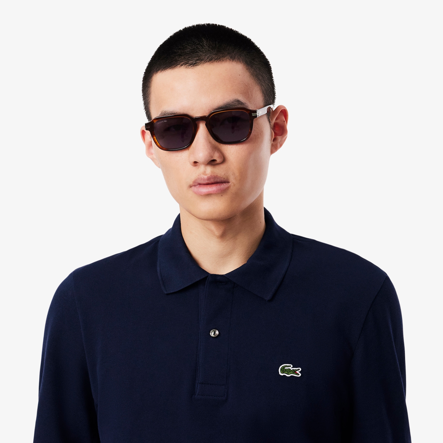 Classic Fit Long Sleeved L.12.12 Polo Shirt image number 1
