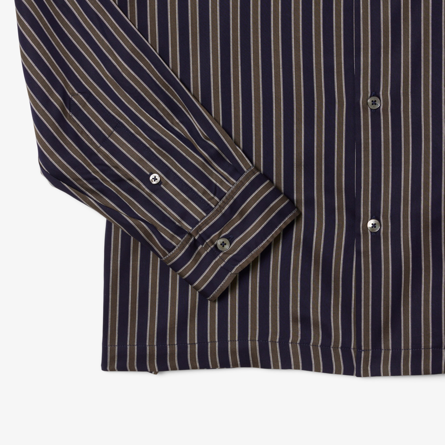 Relaxed Fit Striped Lyocell Shirt image number 5