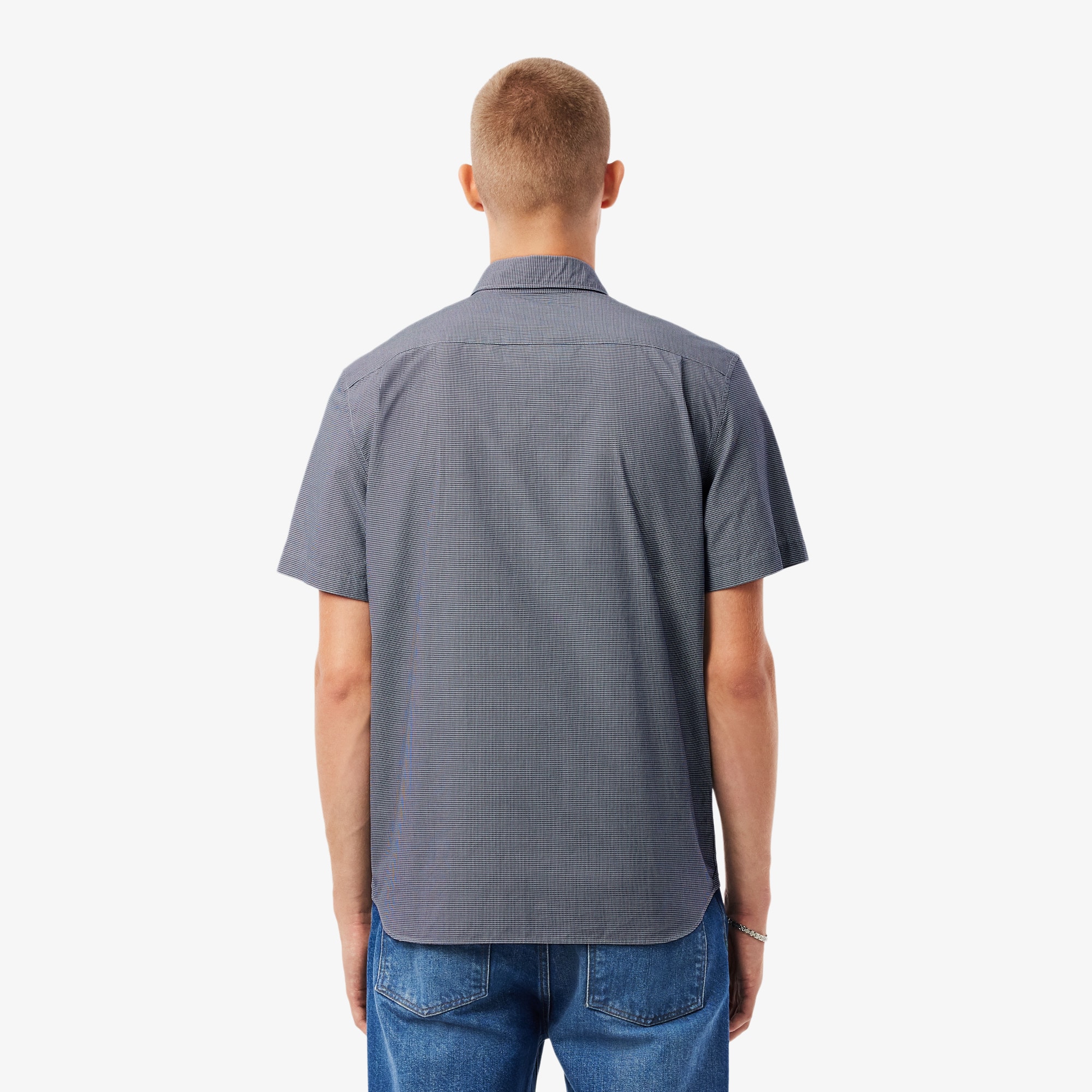 Short Sleeved Regular Fit Gingham Shirt image number 2