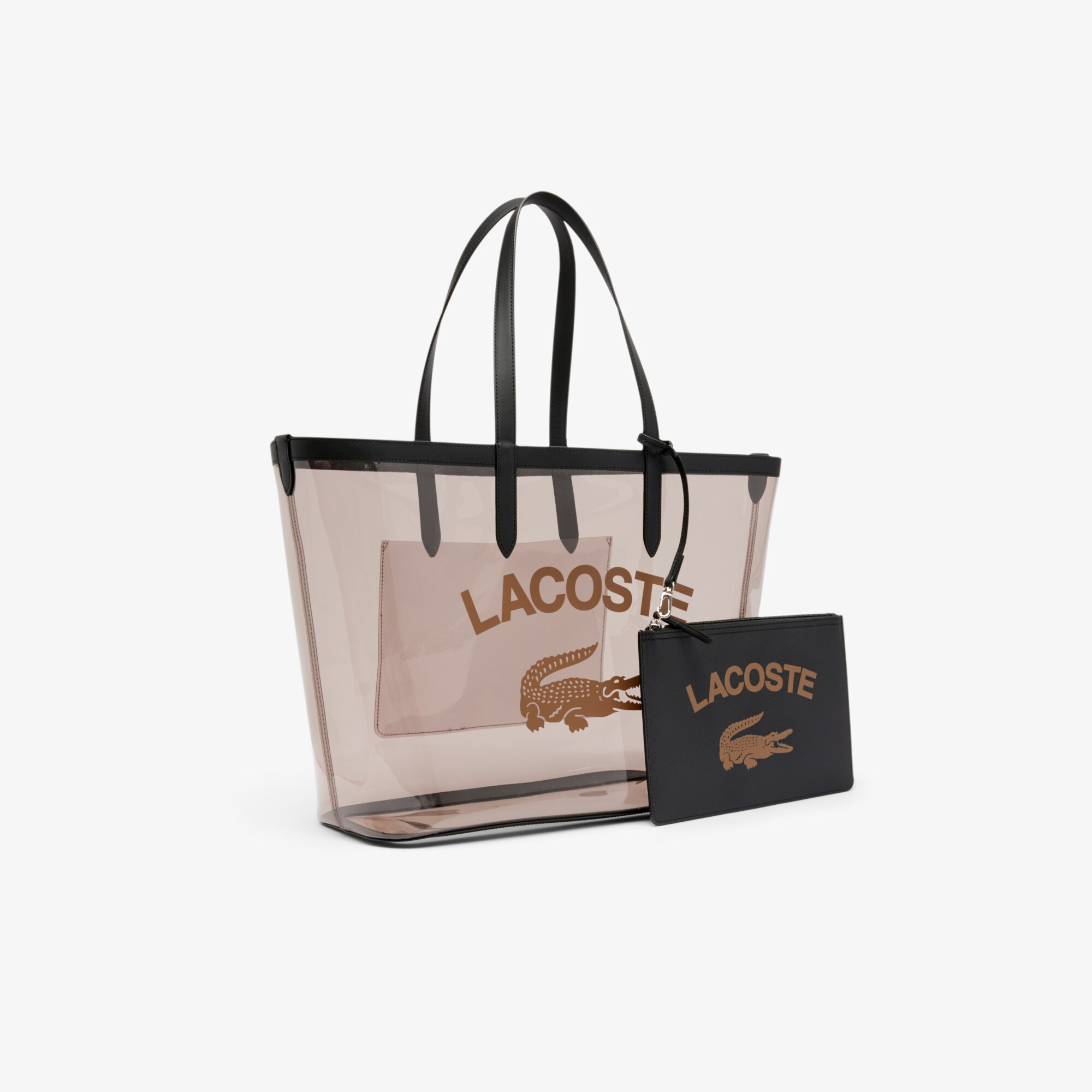 Large Anna Transparent Grained Tote image number 2