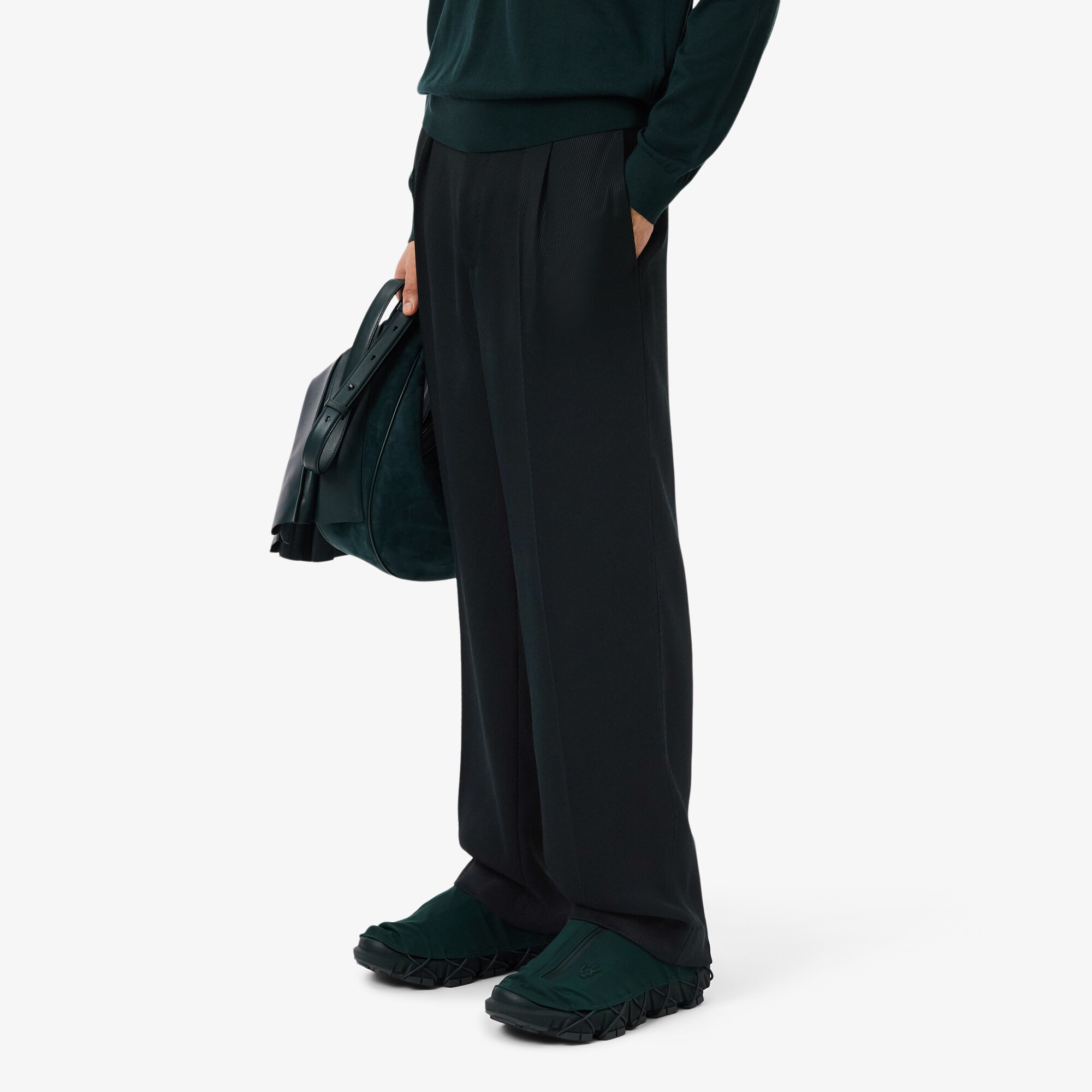 Runway Regular Fit Tailored Satin Pants image number 1