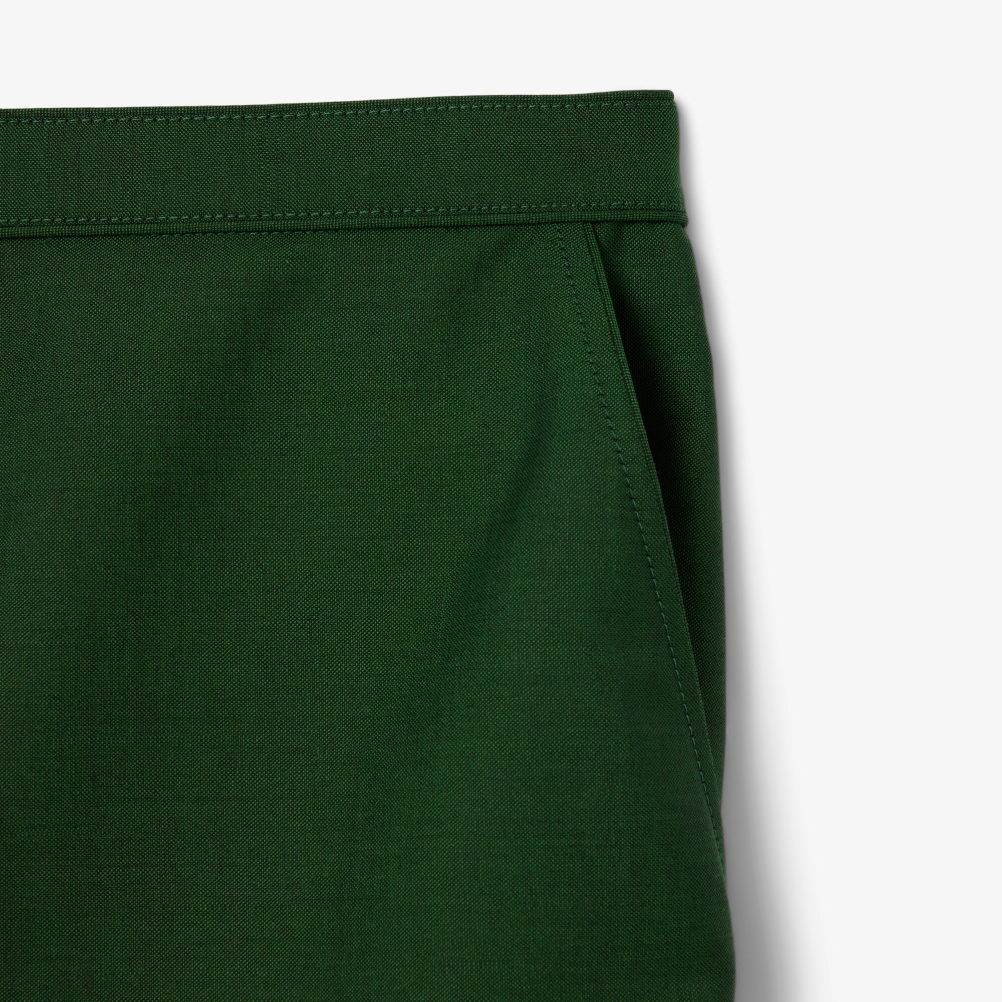 Runway Trim Accent Wool Shorts image number 6