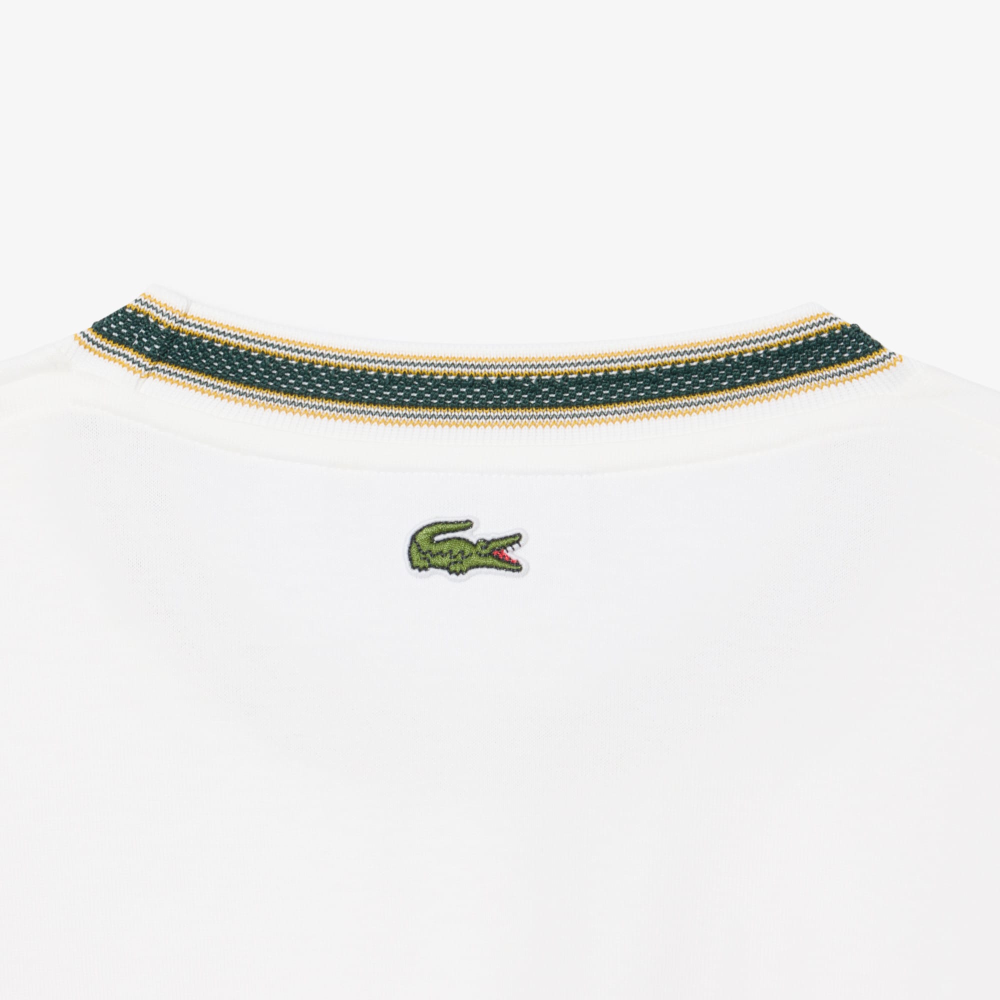 French Made Badge Accent Striped T-shirt image number 5