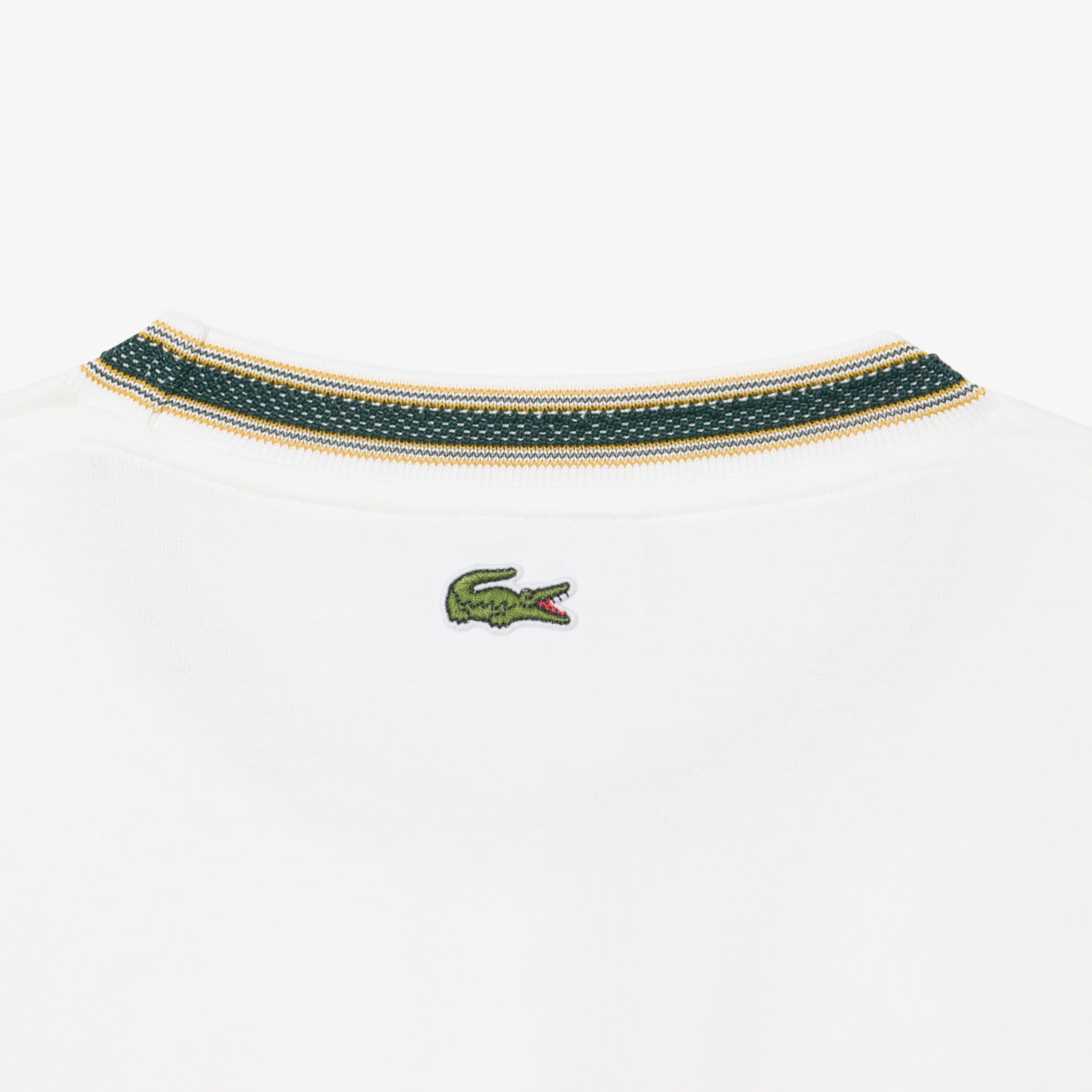 French Made Badge Accent Striped T-shirt image number 5