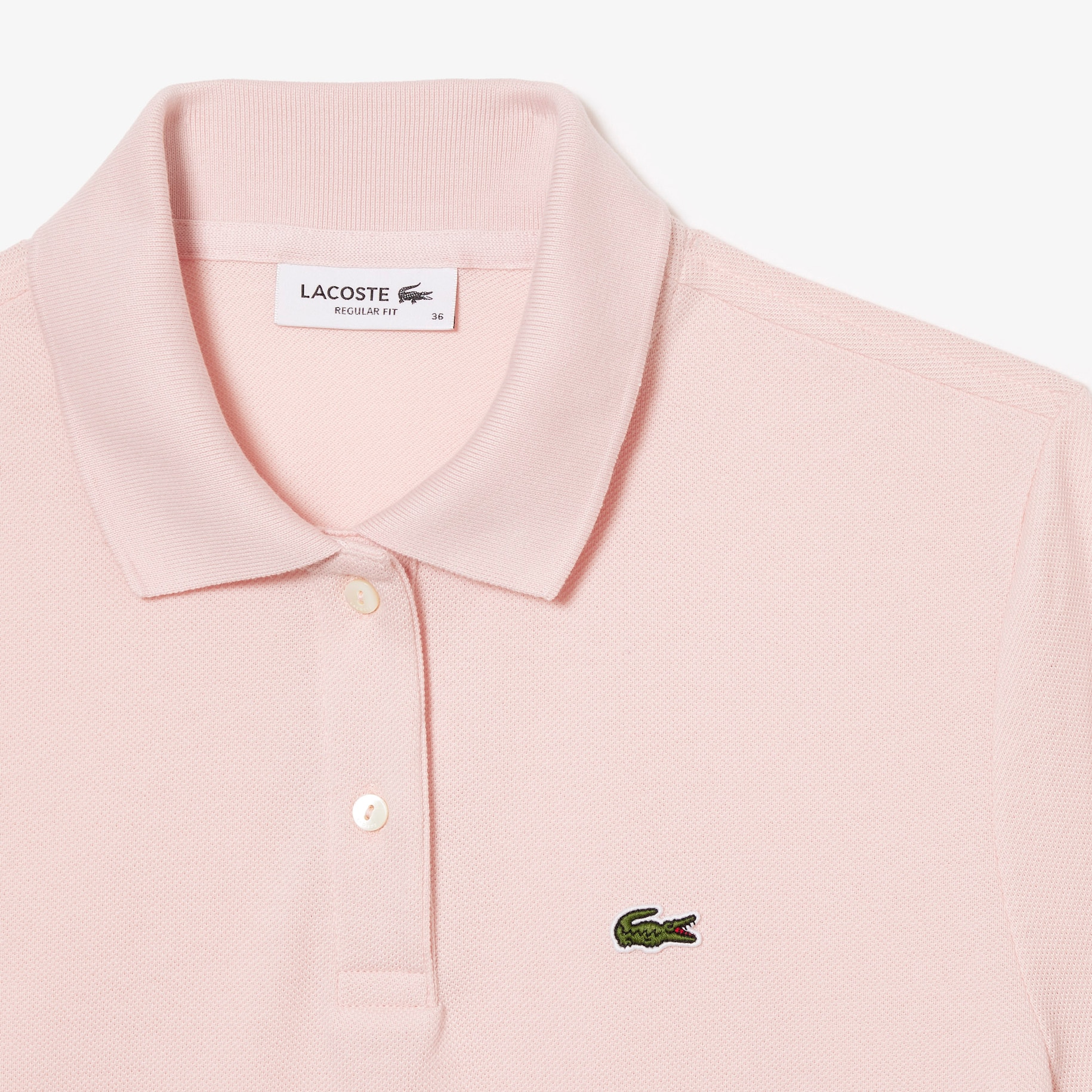 Women's Lacoste Regular Fit Soft Cotton Petit Piqué Polo Shirt image number 5