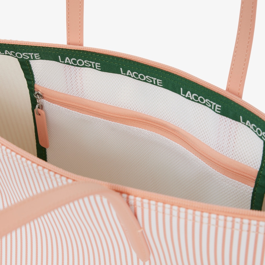 Large Striped L.12.12 Concept Tote image number 3