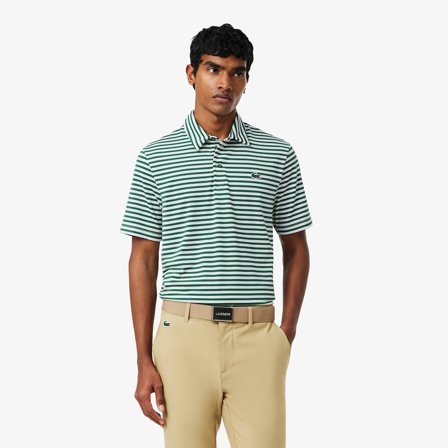 Regular Fit Ultra Dry Striped Golf Polo Shirt image number 0