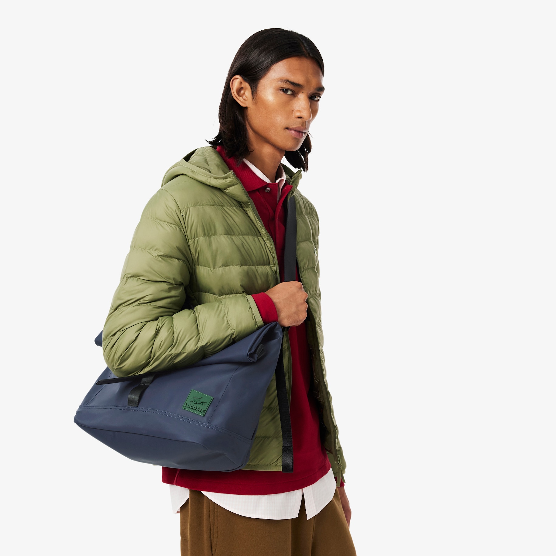 Large Lacoste in Motion Messenger Bag image number 5