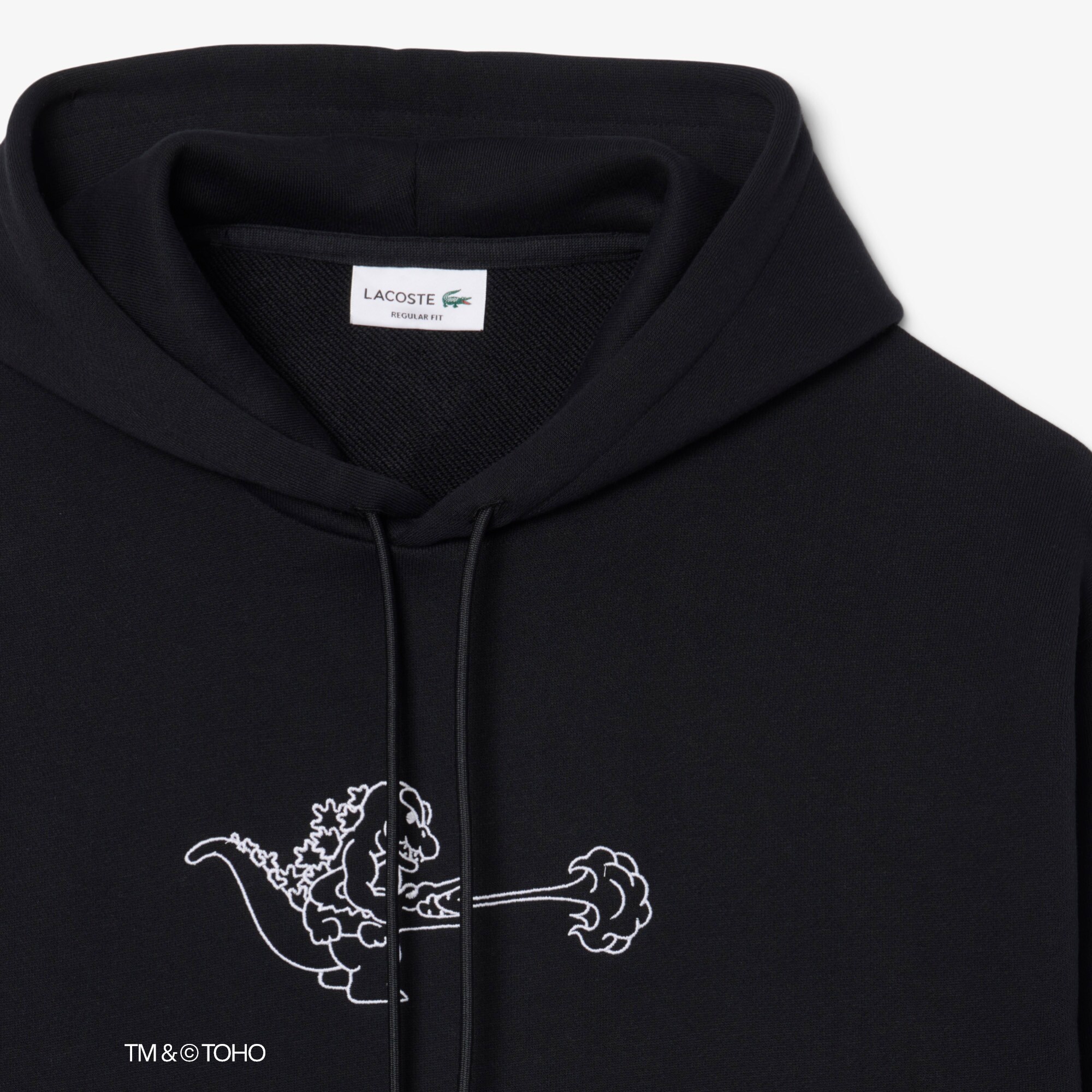 Lacoste & Godzilla Hoodie image number 4