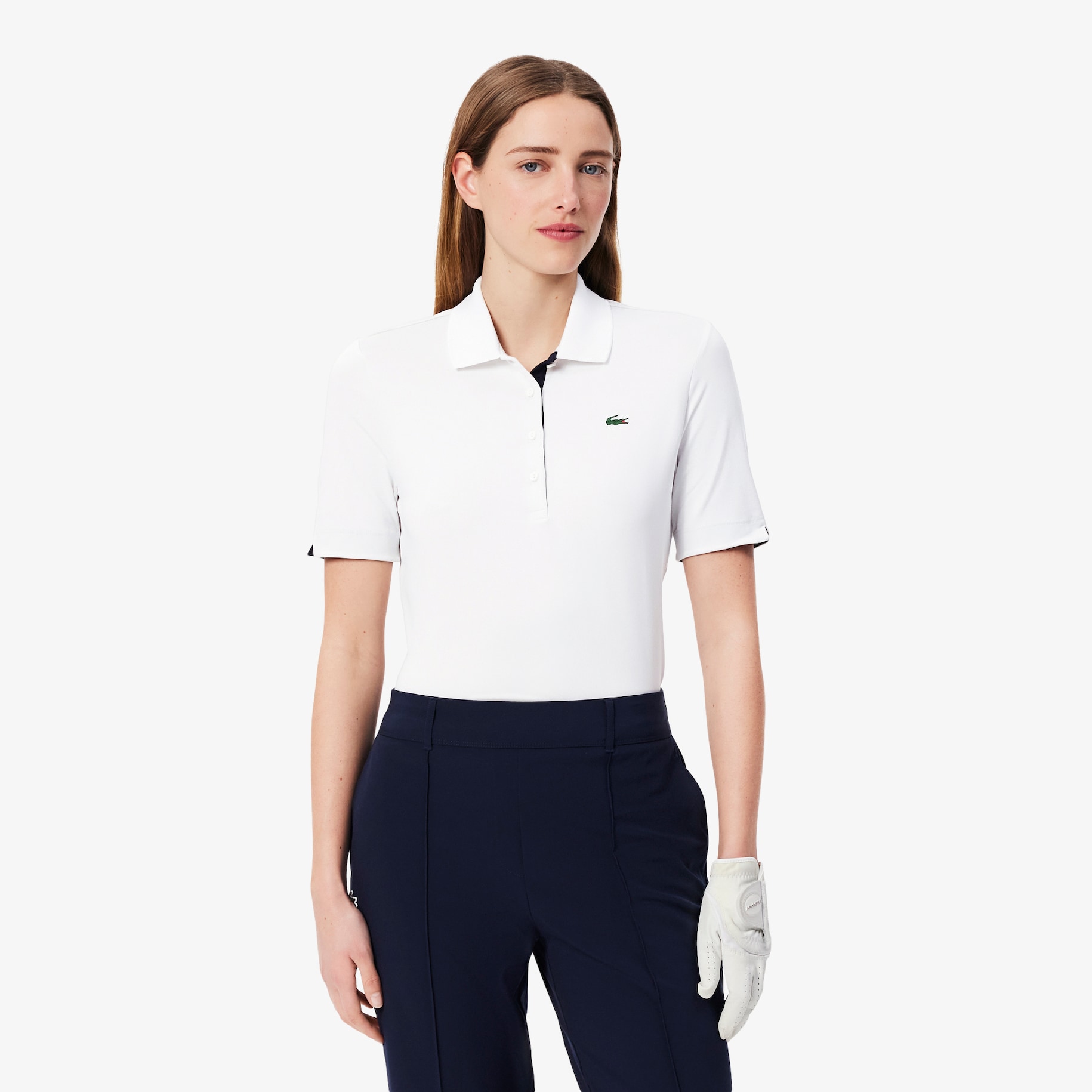 Slim Fit UV Protect Stretch Golf Polo Shirt image number 0