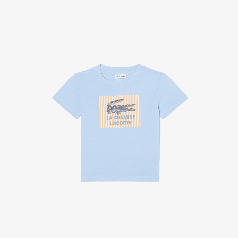 Badge Accent Cotton T-shirt image number 3