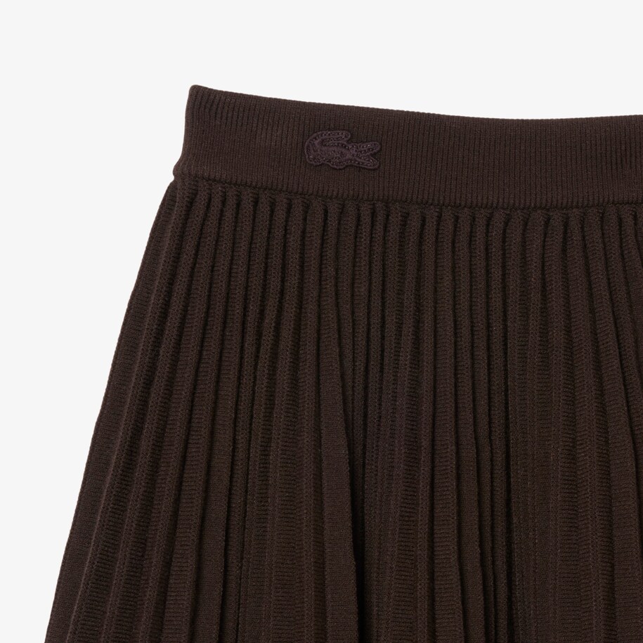 Short Pleated Mesh Skirt image number 4