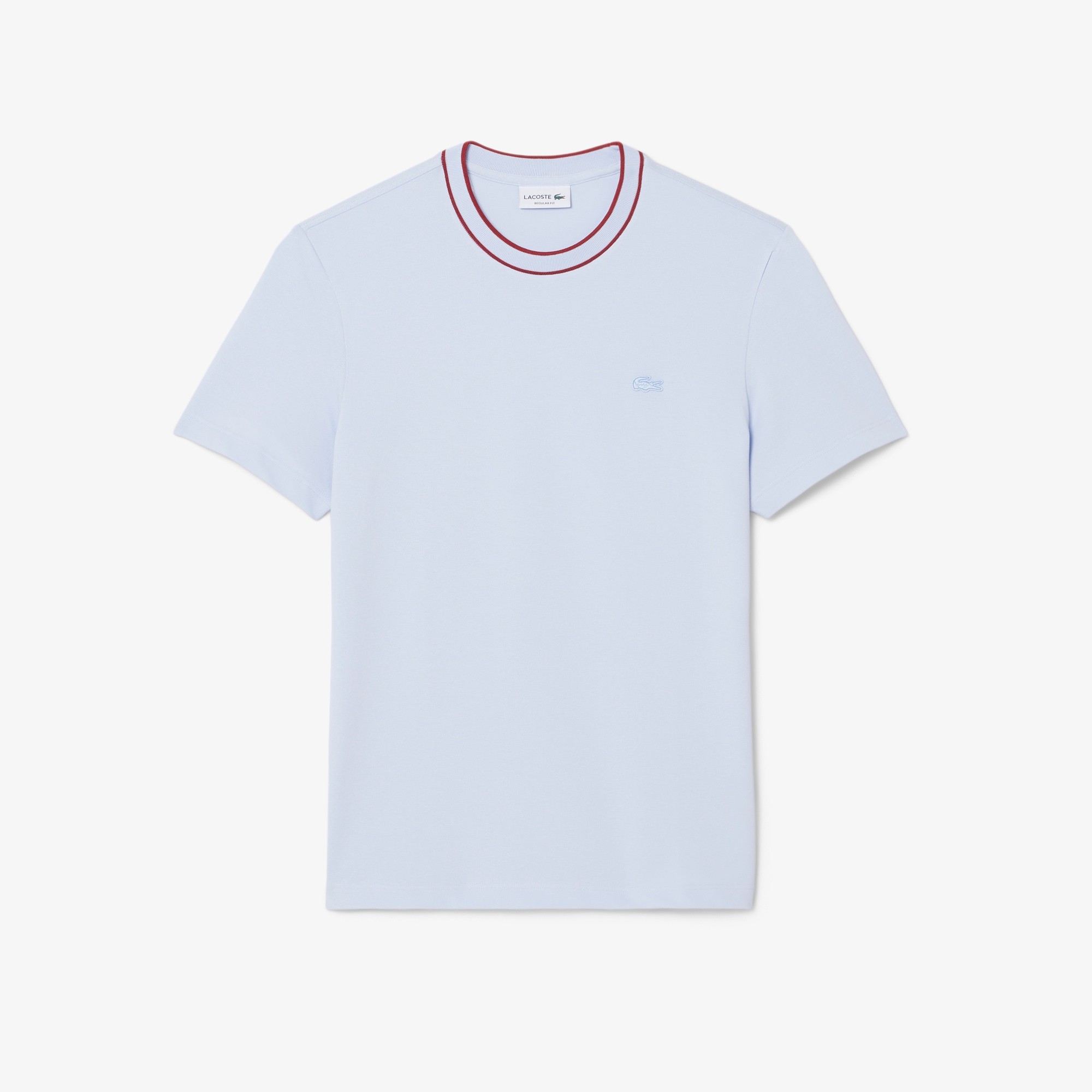 Stretch Piqu&eacute; Stripe Collar T-shirt image number 3