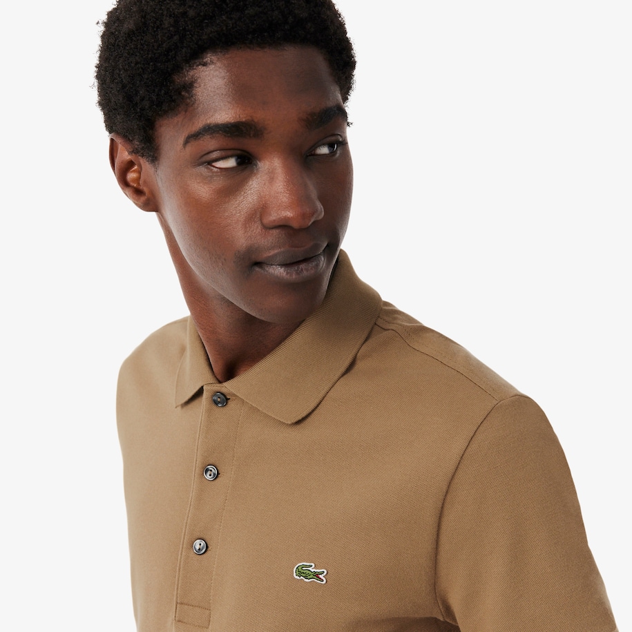 Slim Fit Stretch Mini Piqu&eacute; Polo Shirt image number 1