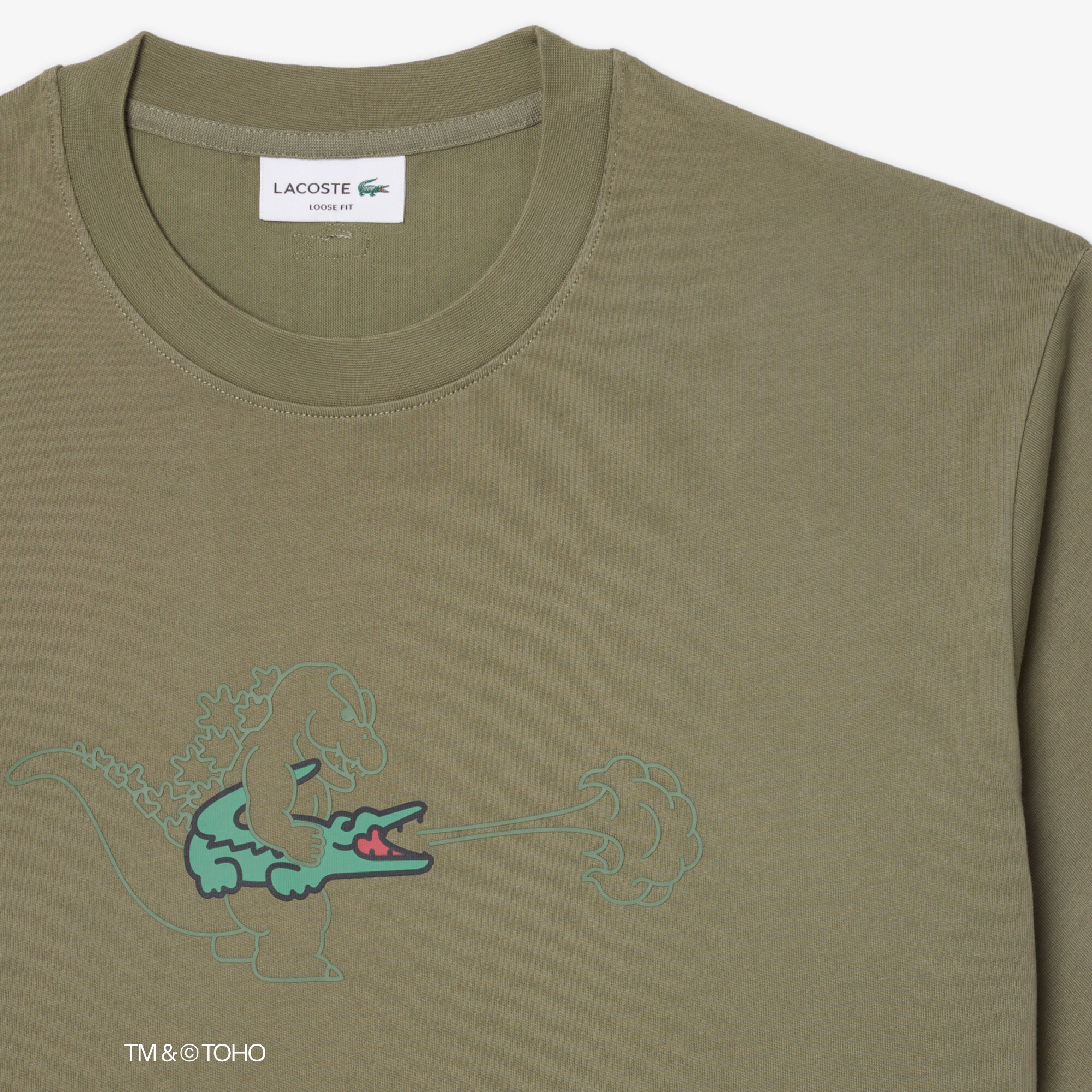 T-shirt Lacoste & Godzilla image number 4