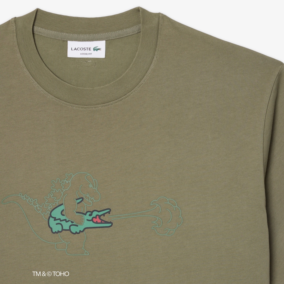 T-shirt Lacoste & Godzilla image number 4