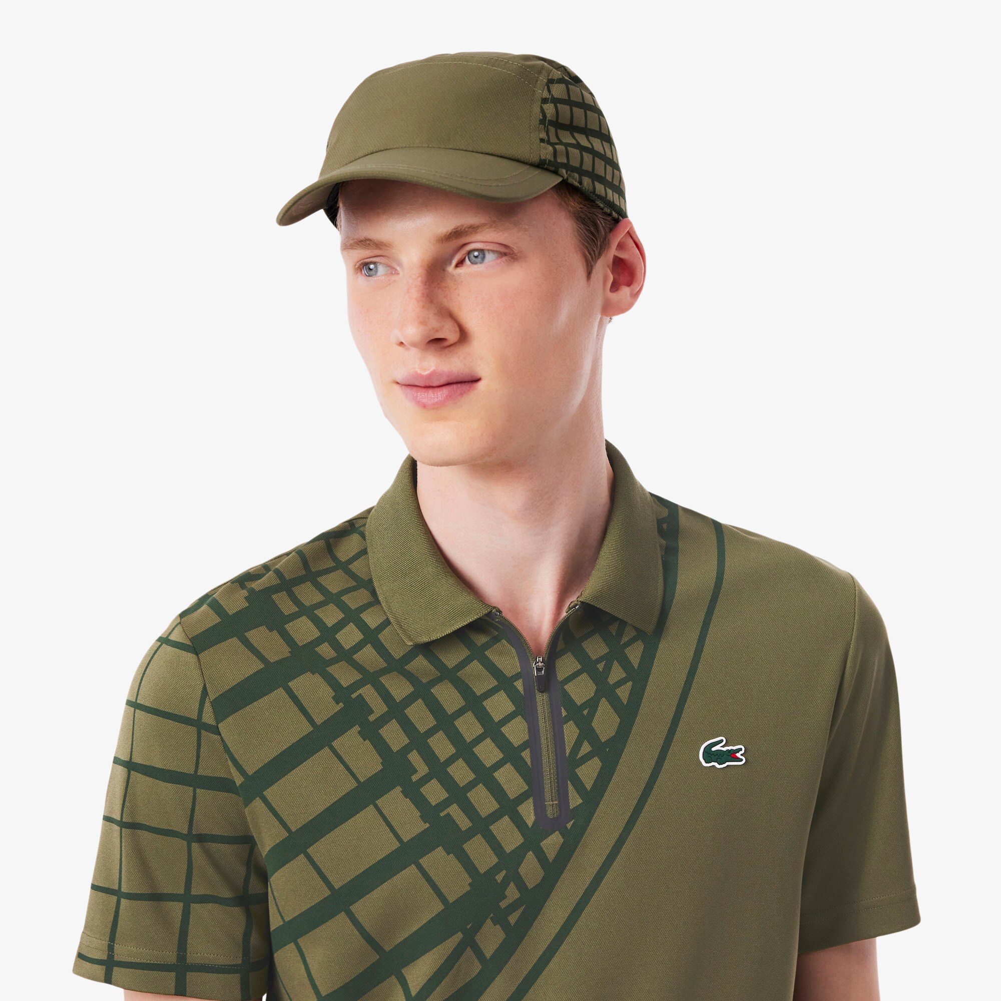 Ultra Dry Printed Slim Fit Tennis Polo Shirt image number 1