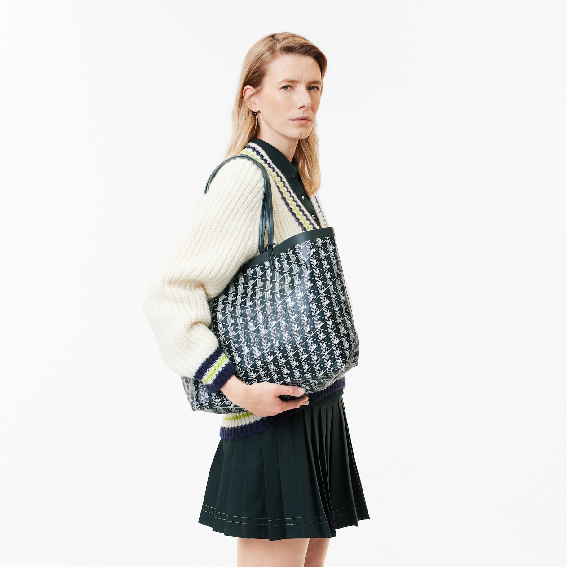Zely Coated Canvas Monogram Medium Tote image number 5