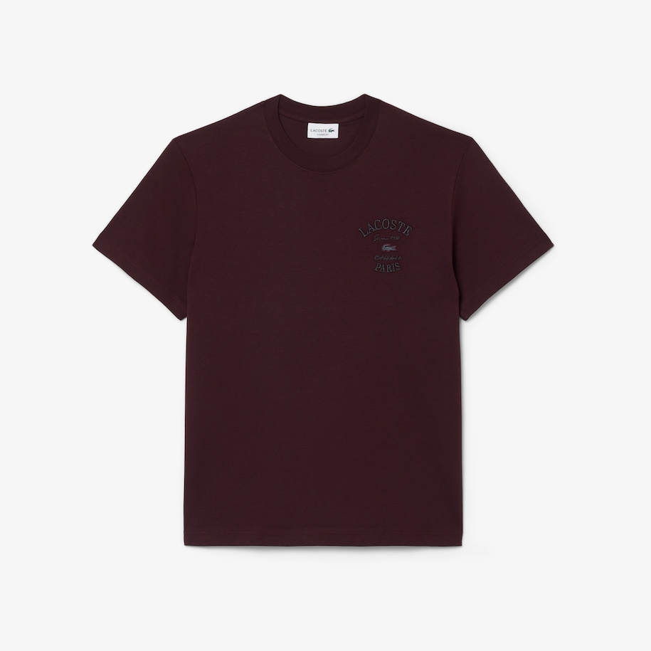 Embroidery Accent Cotton Jersey T-shirt image number 0