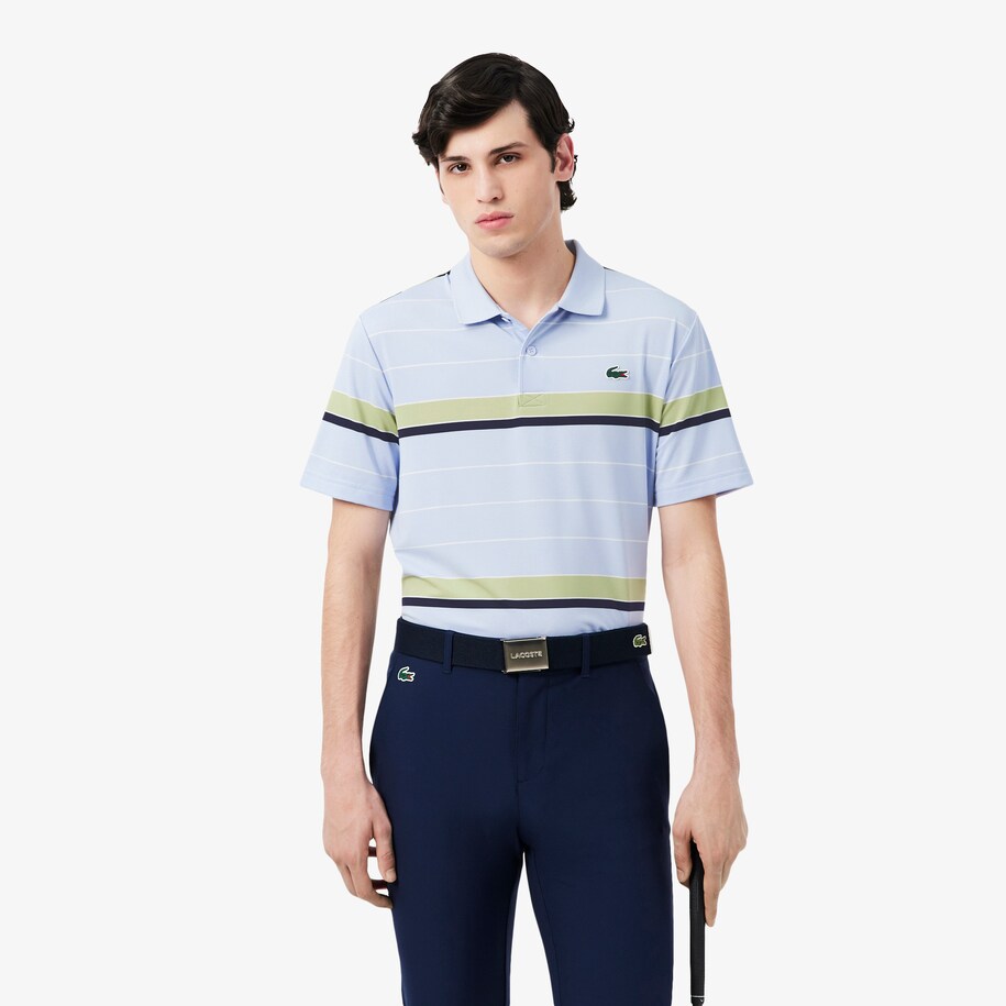 Regular Fit Ultra Dry Striped Golf Polo Shirt image number 0