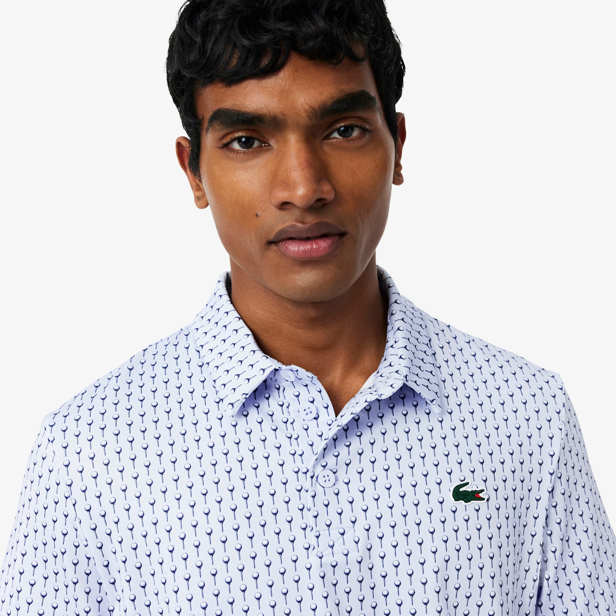 Regular Fit Printed Golf Polo Shirt image number 1