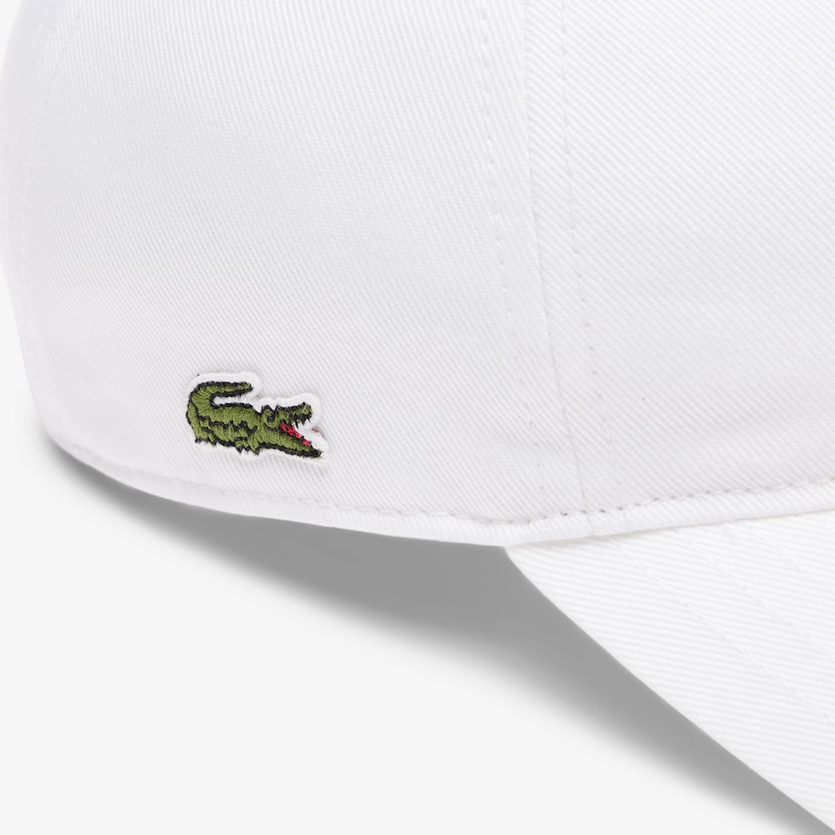 Unisex Lacoste Organic Cotton Twill Cap image number 3