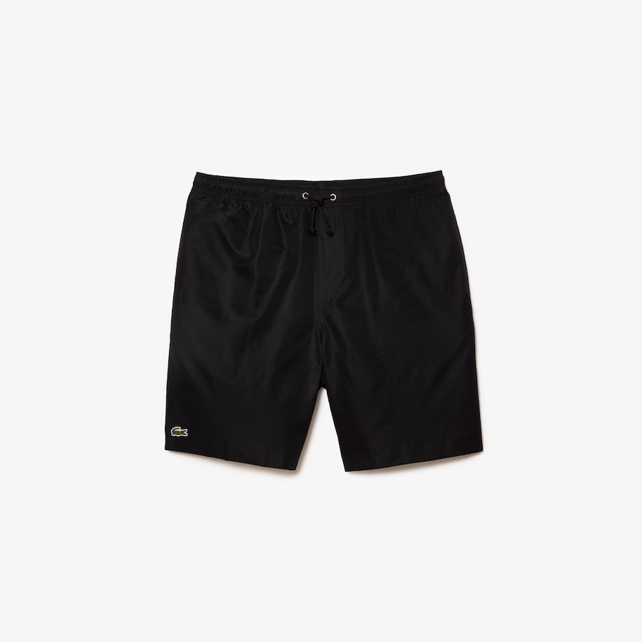 Men's Lacoste SPORT tennis shorts in solid diamond weave taffeta image number 3