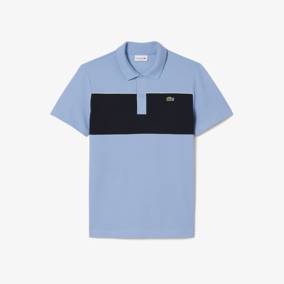 Regular Fit Colour-Block Piqu&eacute; Polo Shirt image number 3