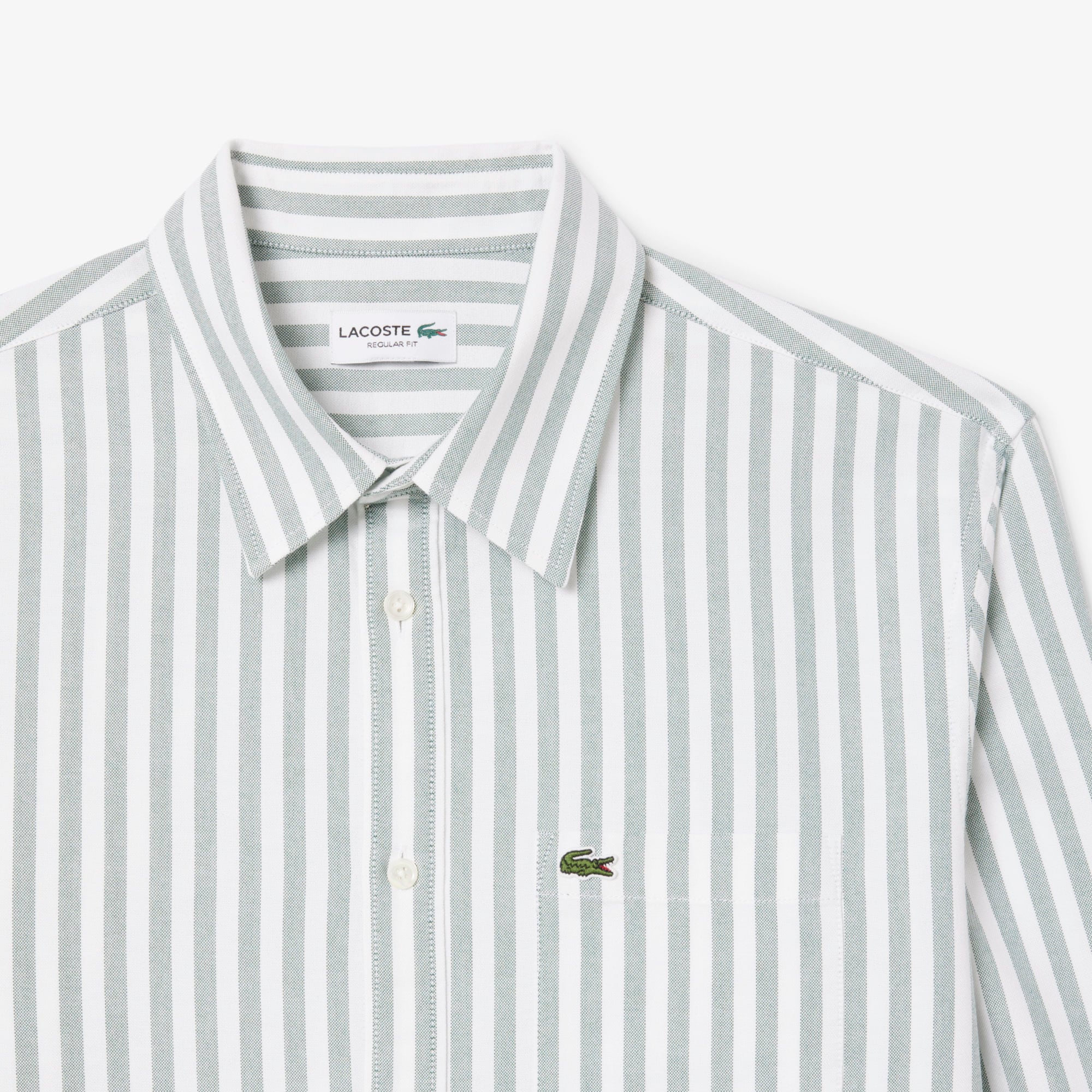 Regular Fit Striped Oxford Shirt image number 4
