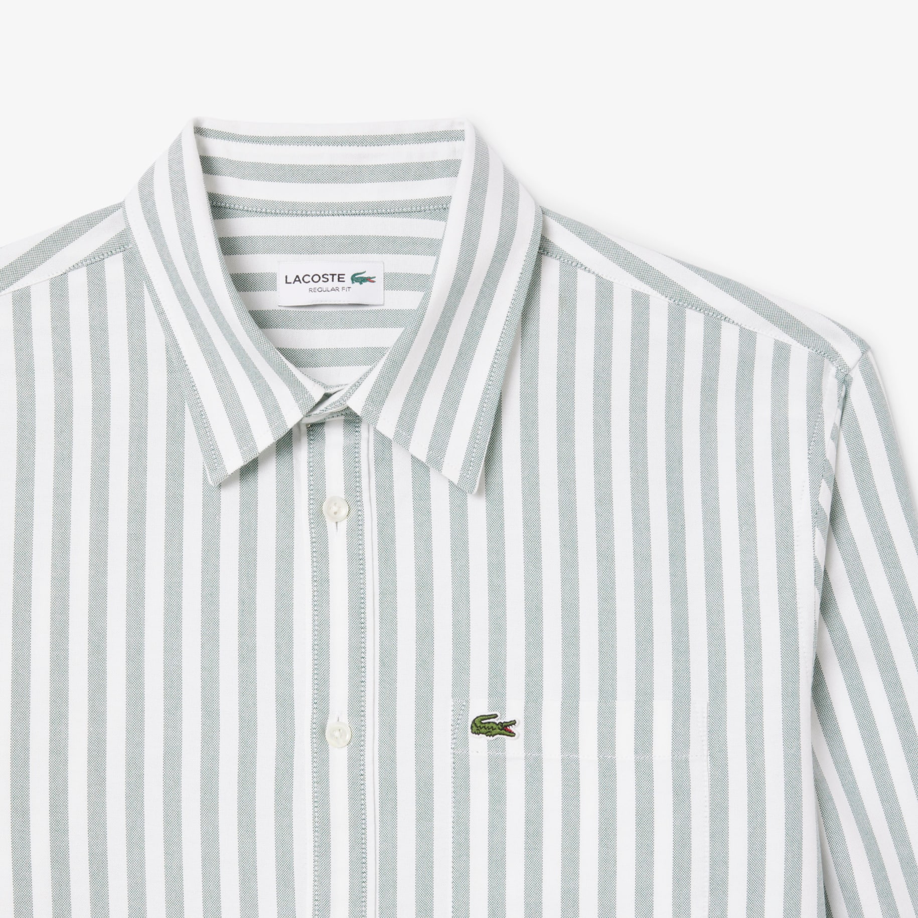 Regular Fit Striped Oxford Shirt image number 4